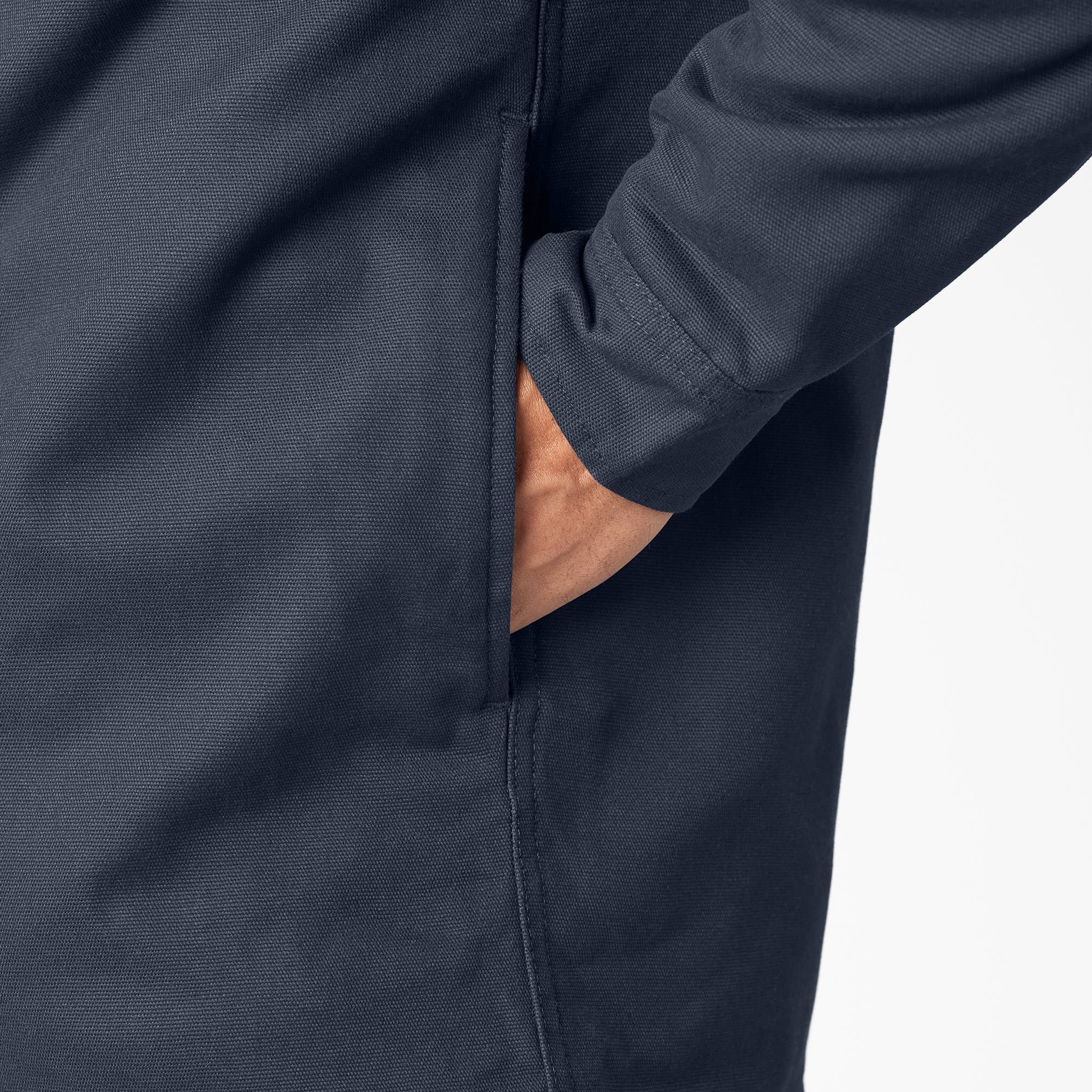 Water Repellent Duck Hooded Shirt Jacket - 图片 8