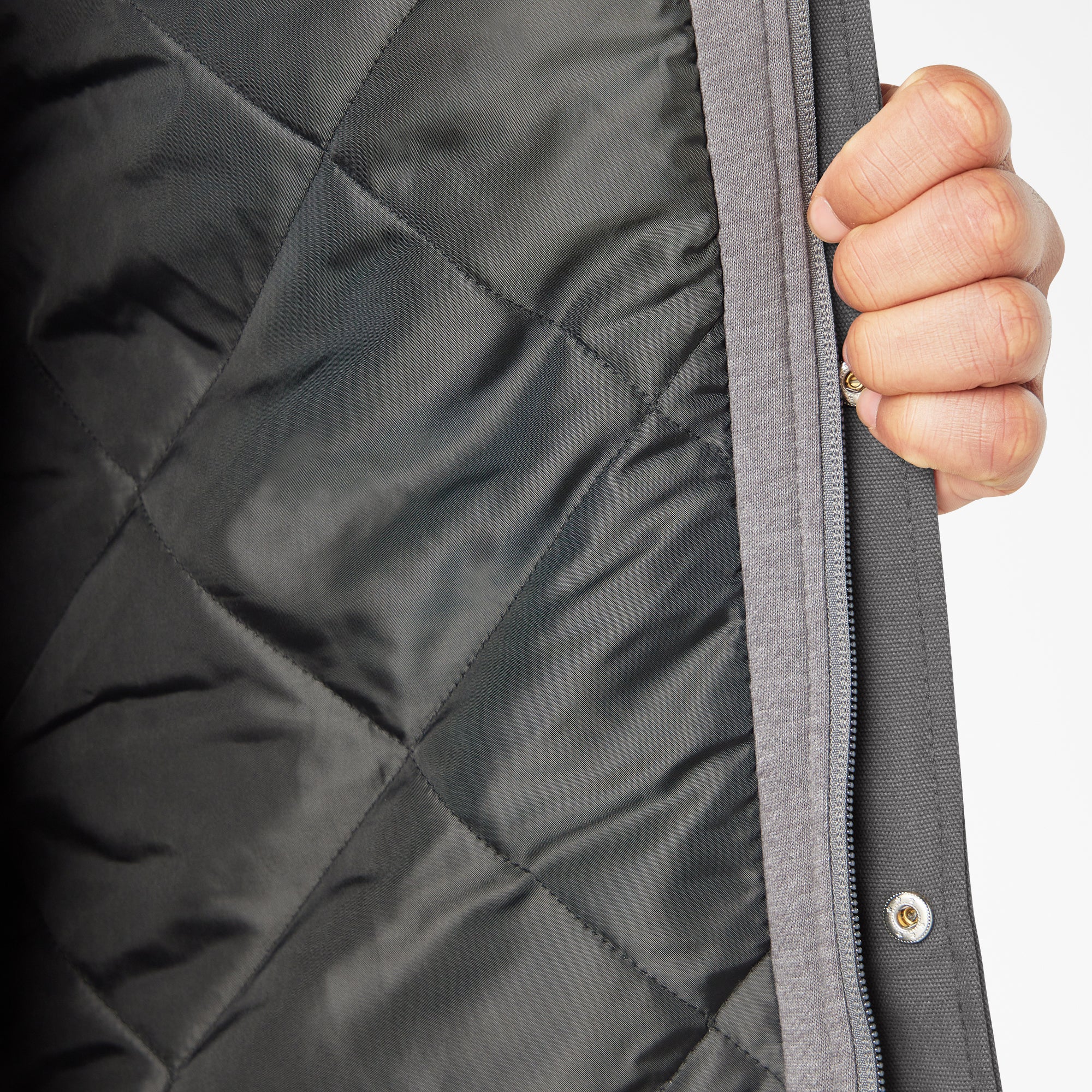 Water Repellent Duck Hooded Shirt Jacket - 图片 10