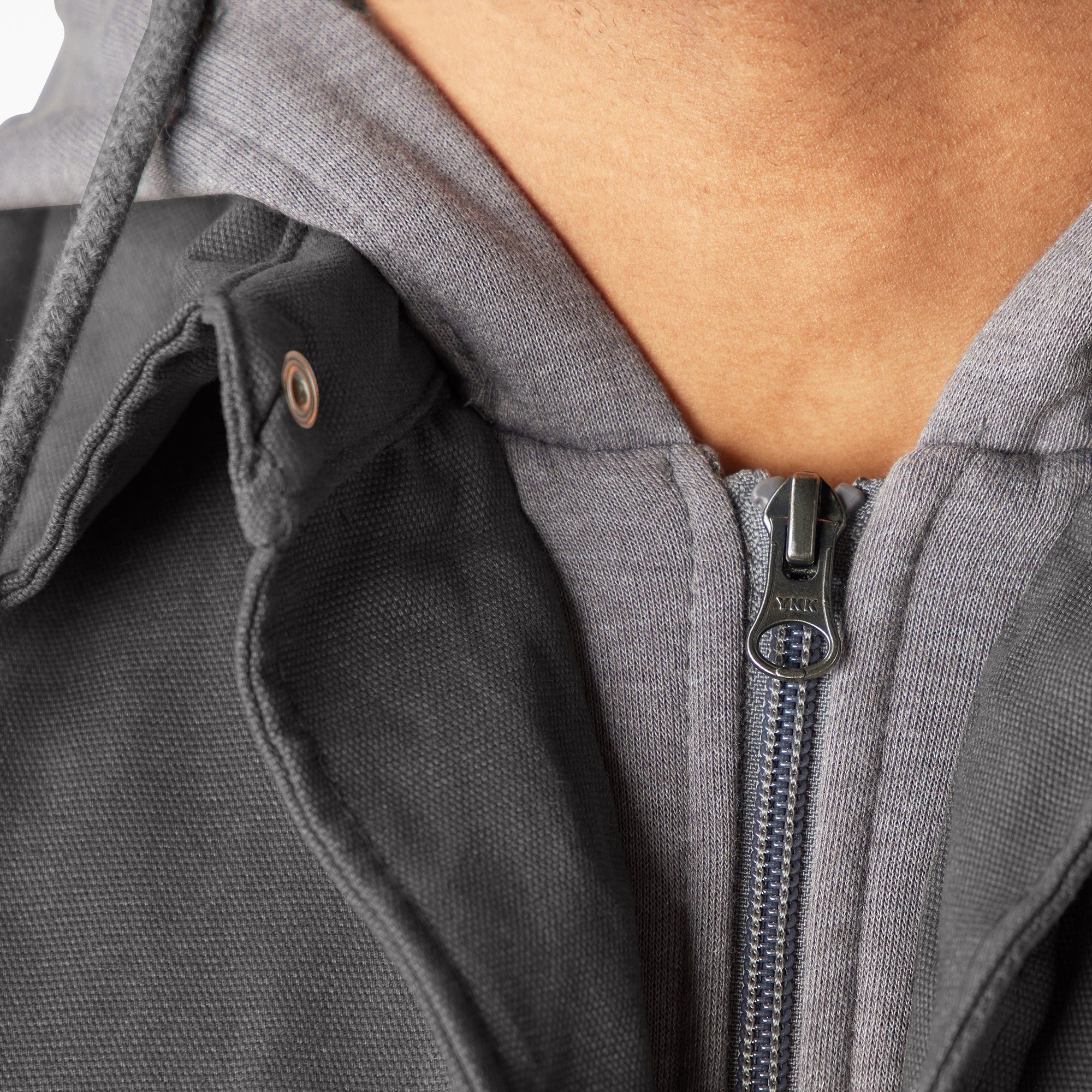 Water Repellent Duck Hooded Shirt Jacket - 图片 8