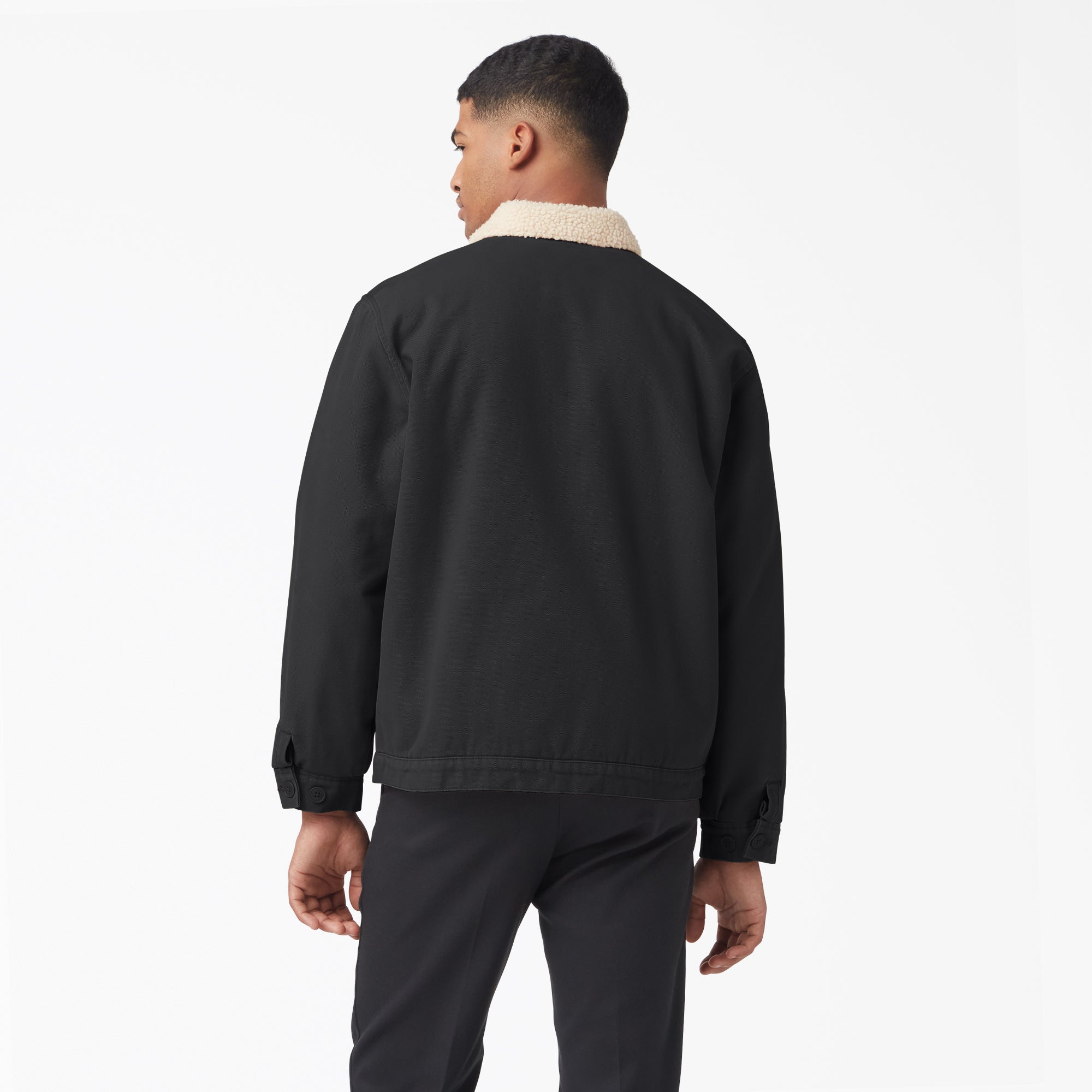 Duck Canvas High Pile Fleece Jacket - 图片 2