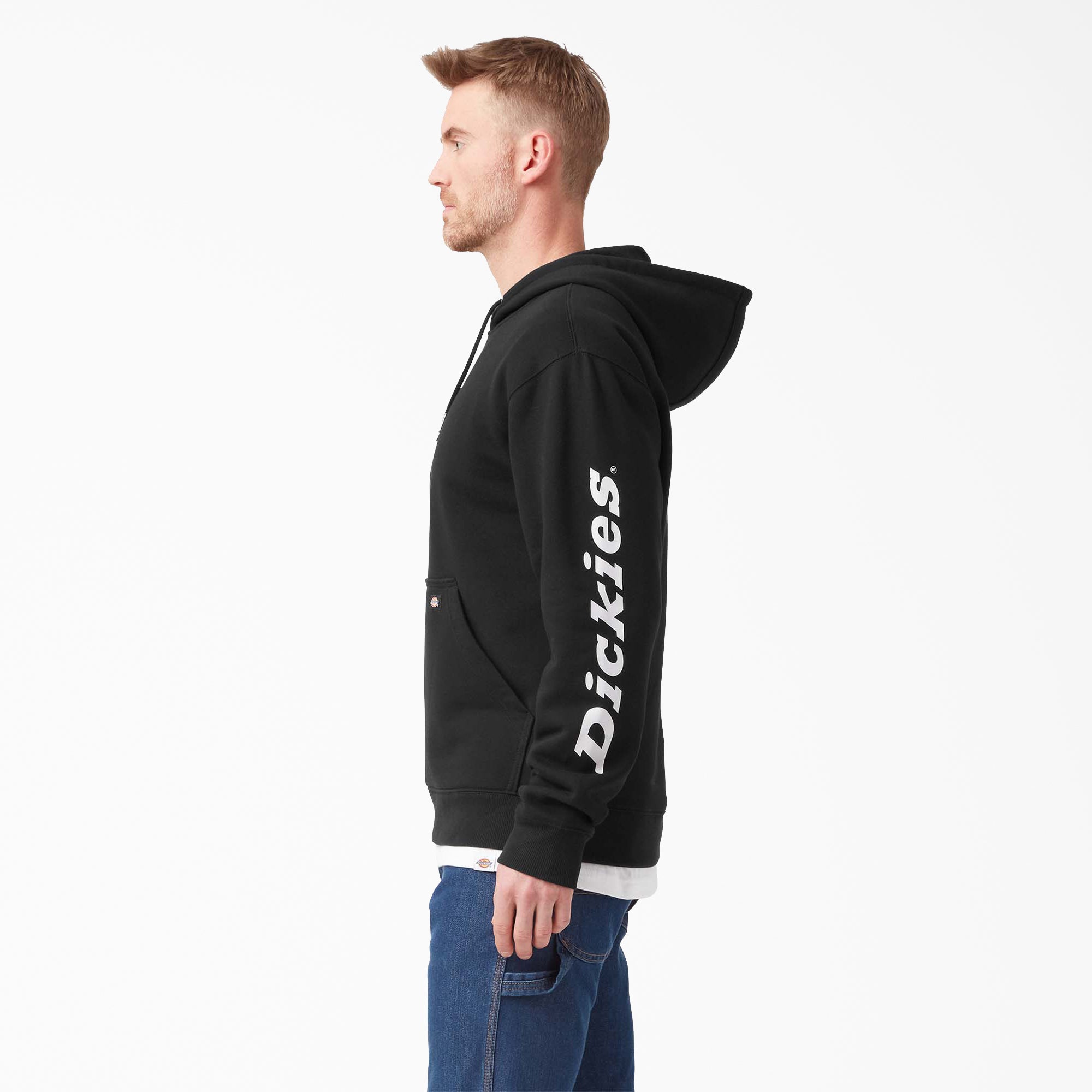 Water Repellent Sleeve Logo Hoodie - 图片 3