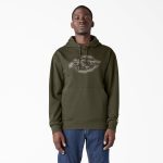 Water Repellent Camo Logo Hoodie
