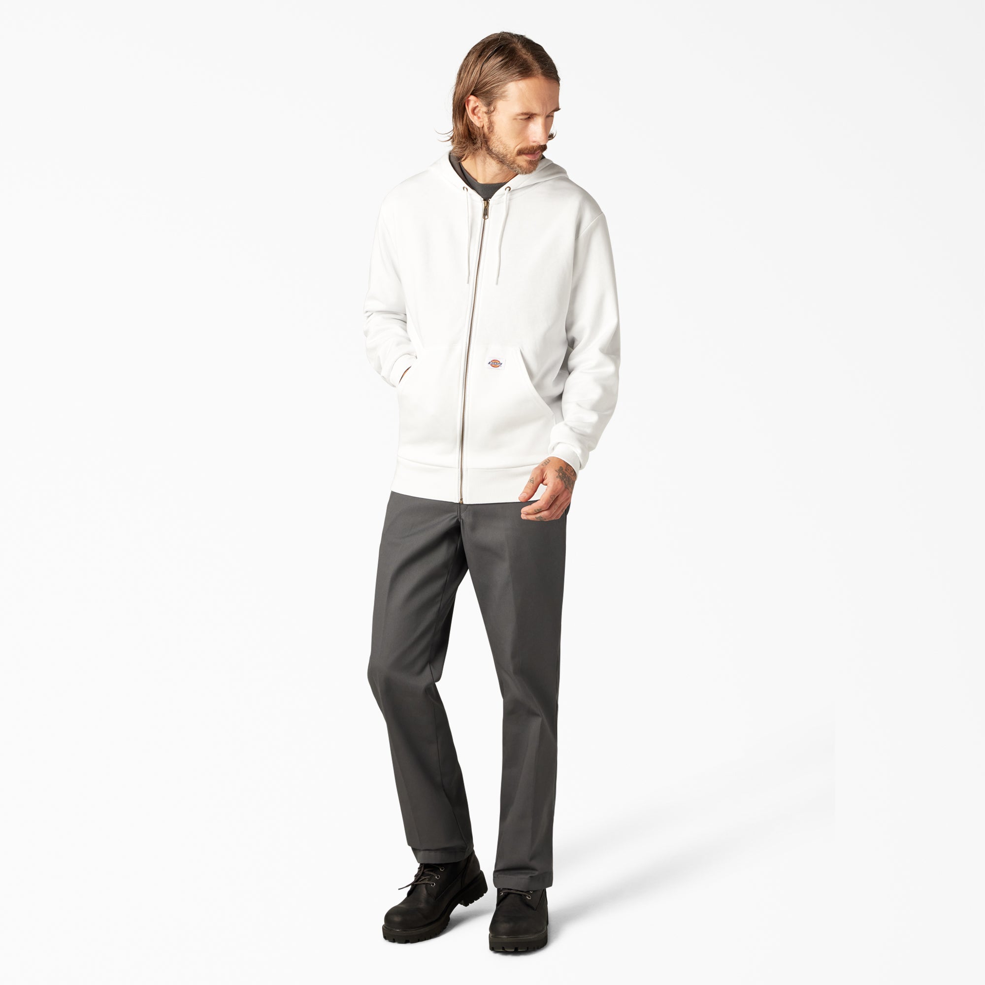 Thermal Lined Fleece Zip Hoodie - 图片 5