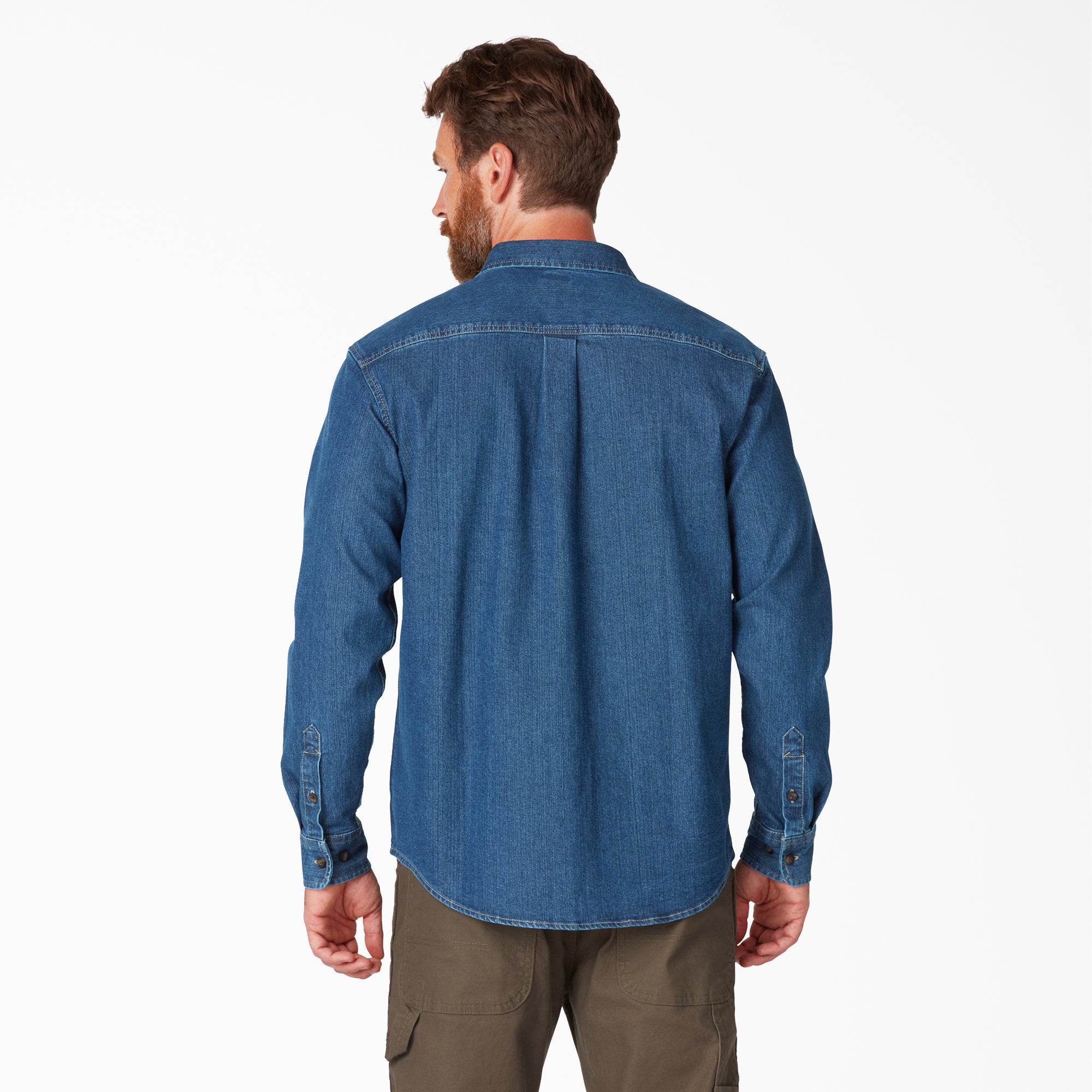 FLEX Denim Long Sleeve Shirt - 图片 2