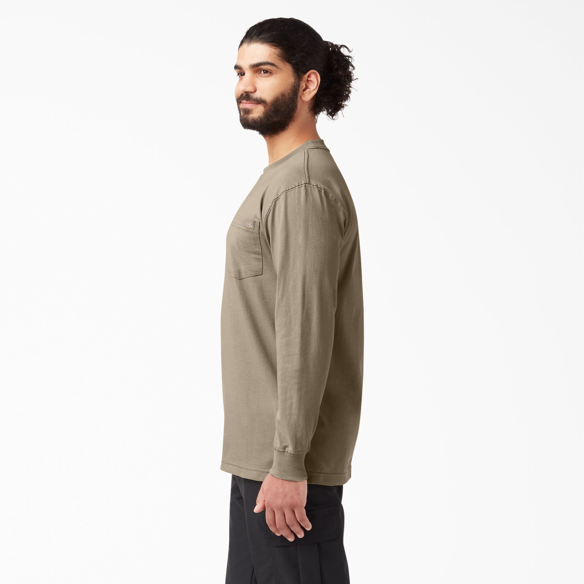 Heavyweight Long Sleeve Pocket T-Shirt - 图片 3