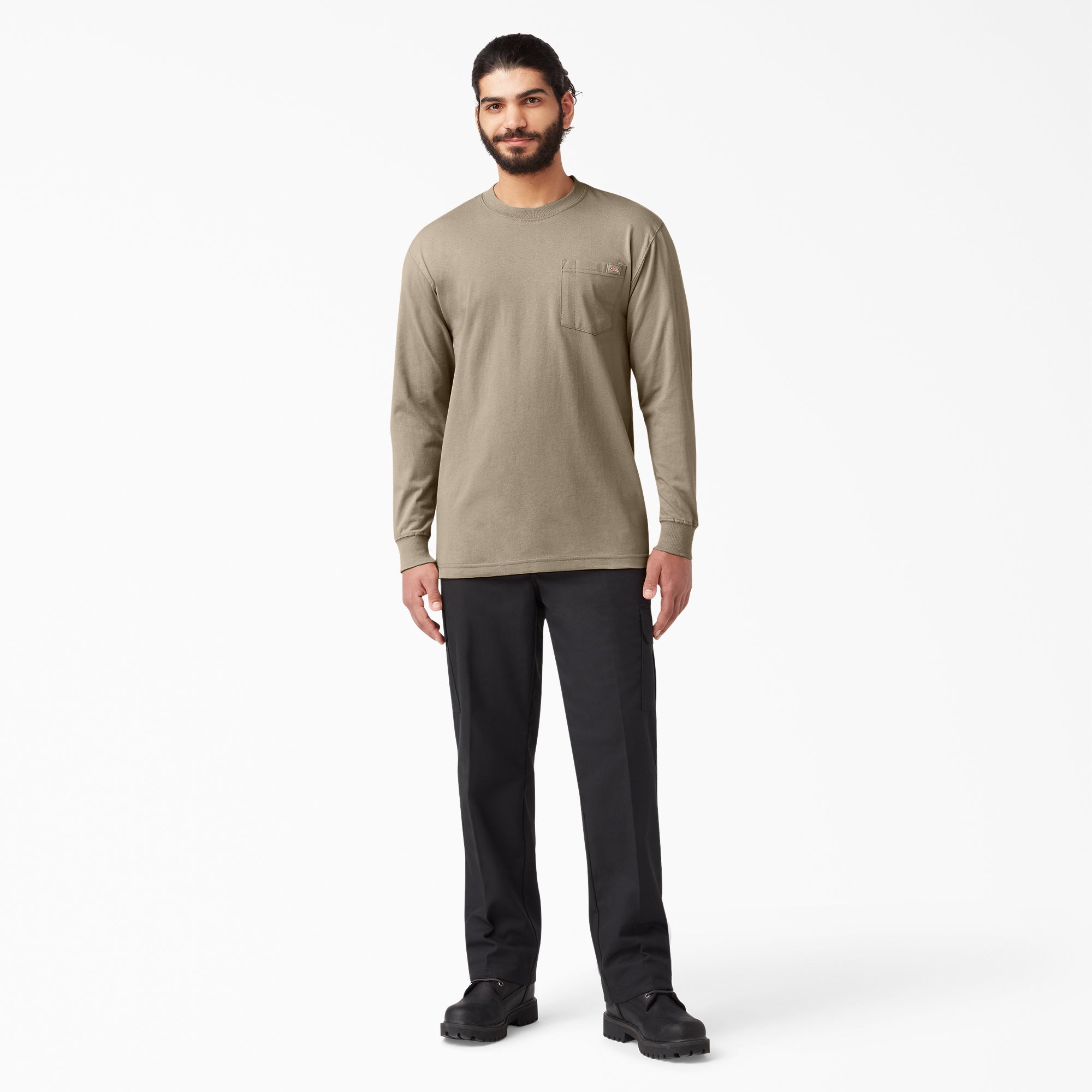 Heavyweight Long Sleeve Pocket T-Shirt - 图片 4