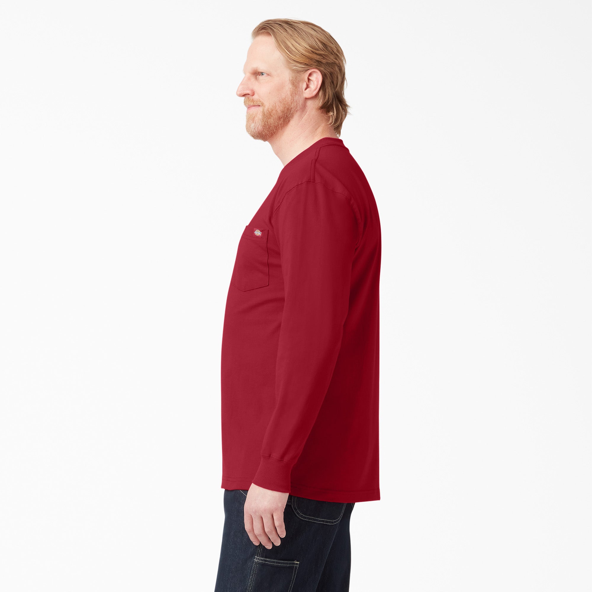 Heavyweight Long Sleeve Pocket T-Shirt - 图片 3