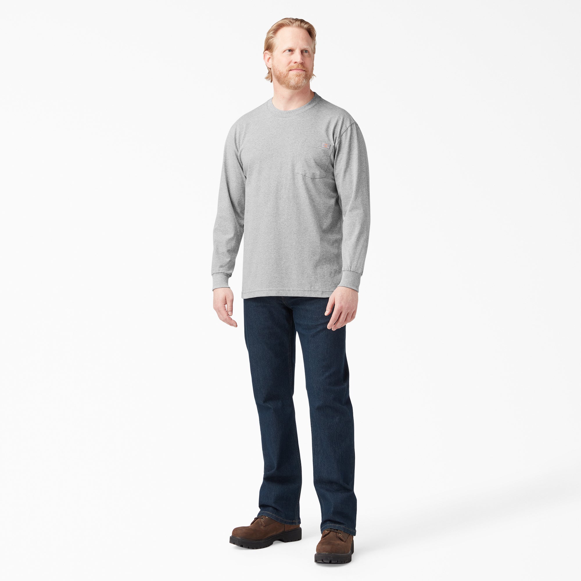Heavyweight Long Sleeve Pocket T-Shirt - 图片 4
