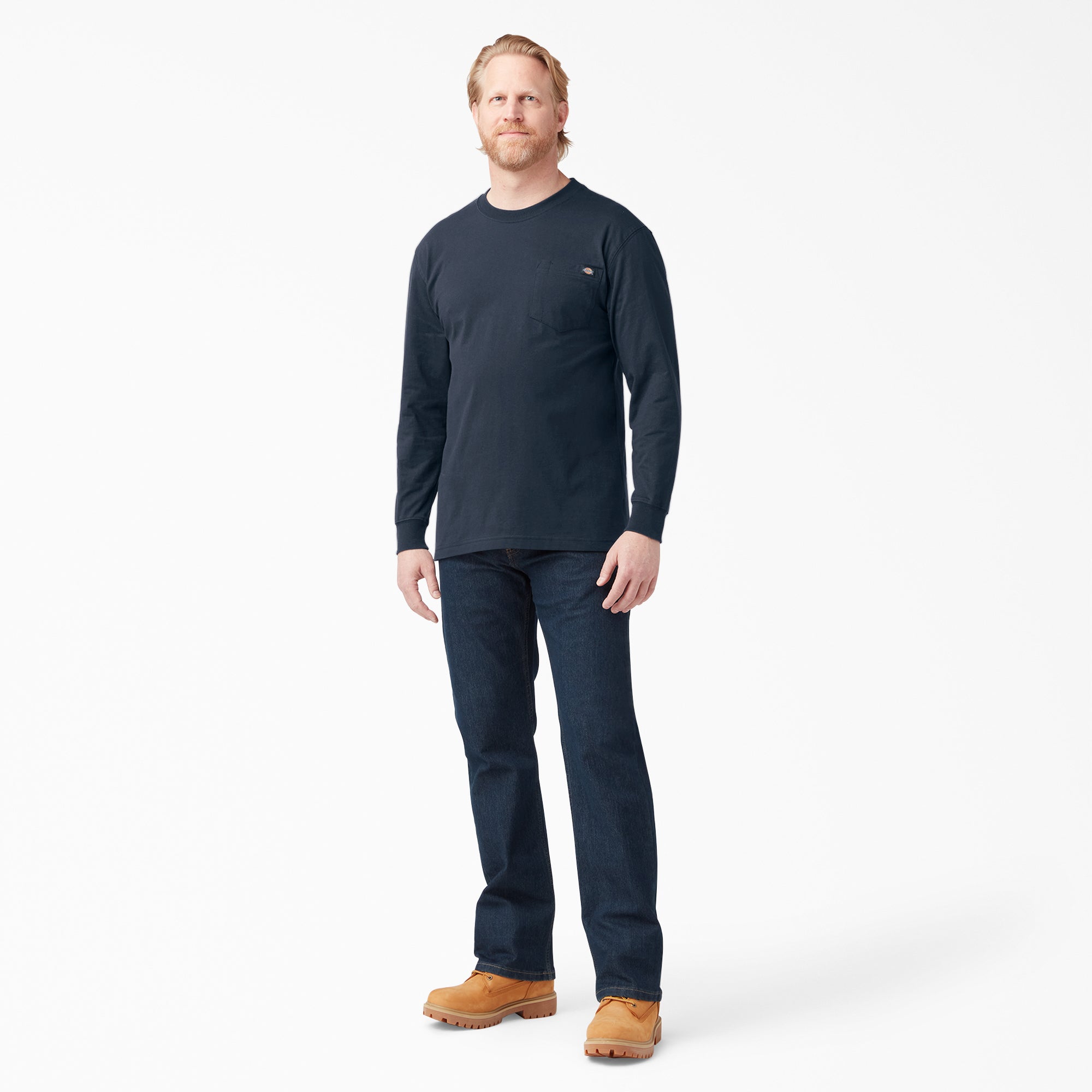 Heavyweight Long Sleeve Pocket T-Shirt - 图片 4