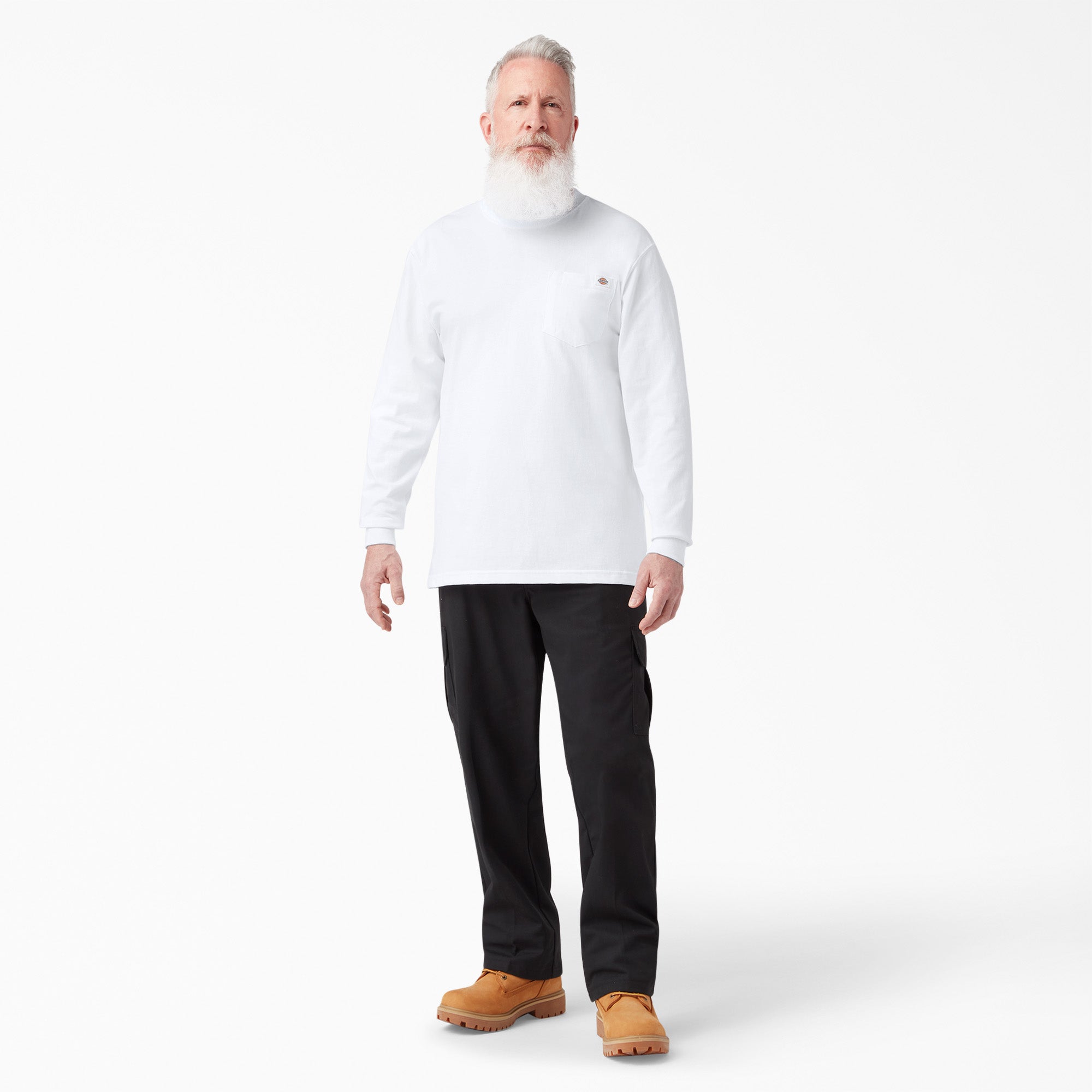 Heavyweight Long Sleeve Pocket T-Shirt - 图片 4