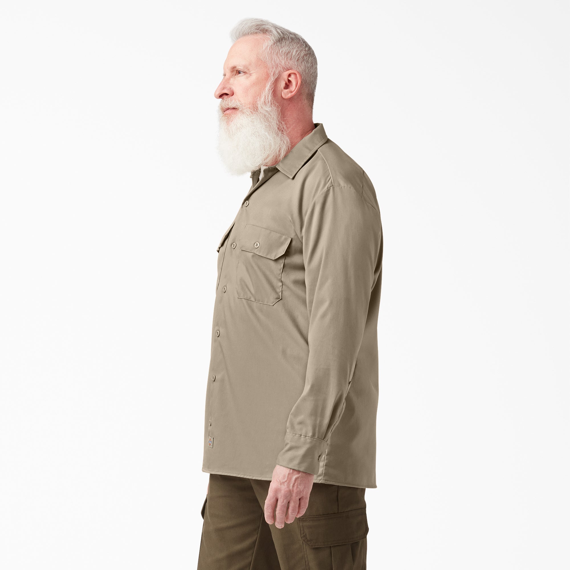 FLEX Relaxed Fit Long Sleeve Work Shirt - 图片 3
