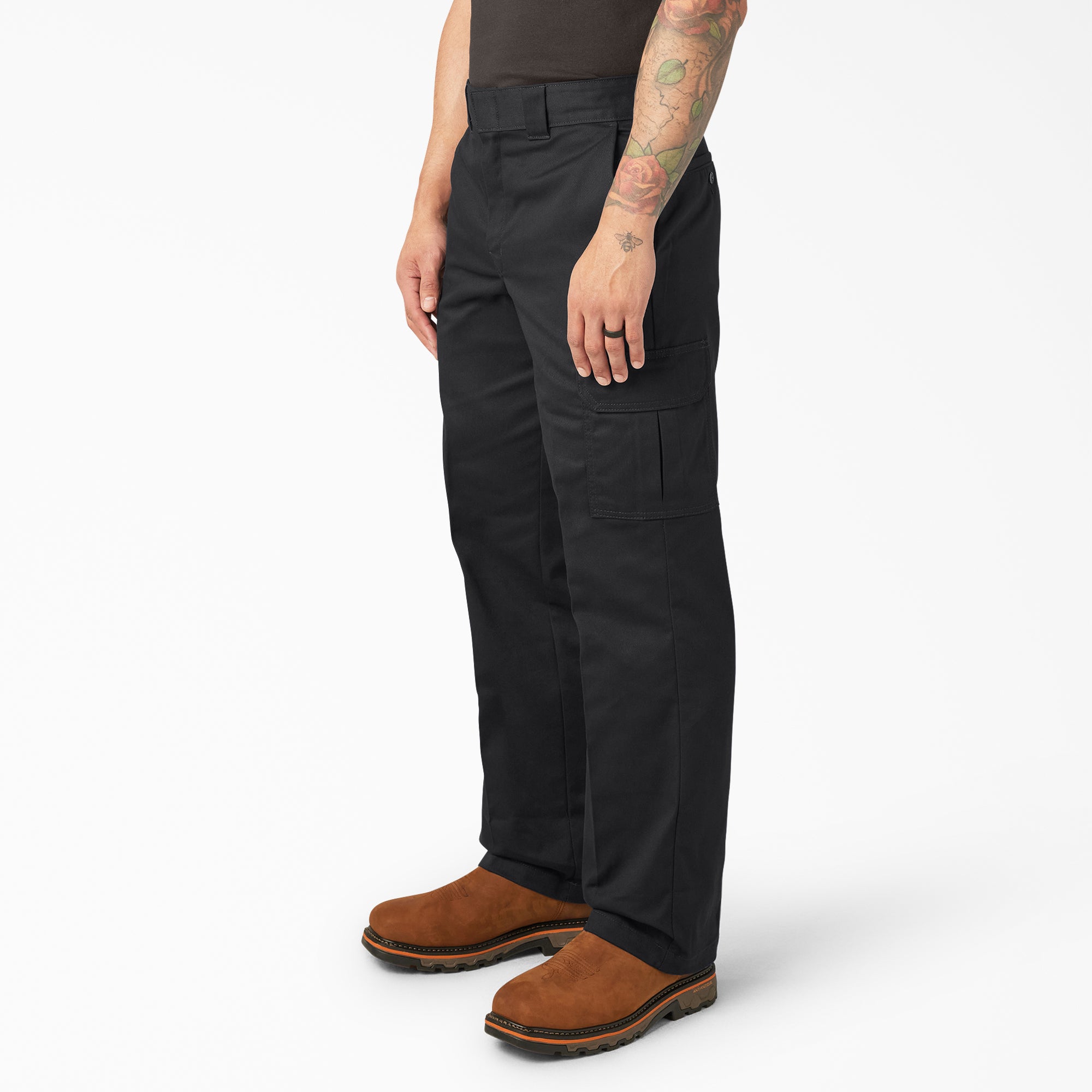 Relaxed Fit Cargo Work Pants - 图片 3