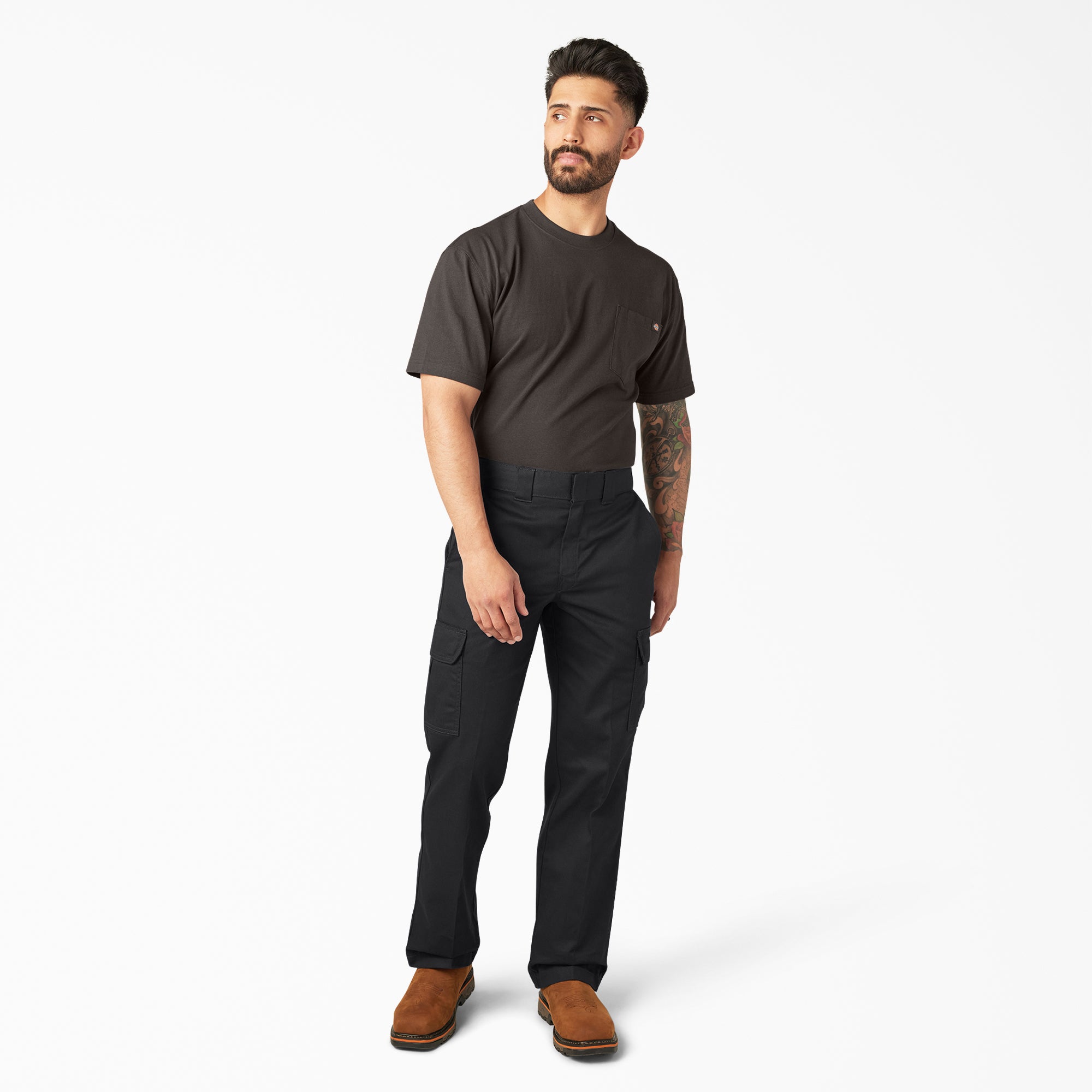 Relaxed Fit Cargo Work Pants - 图片 4