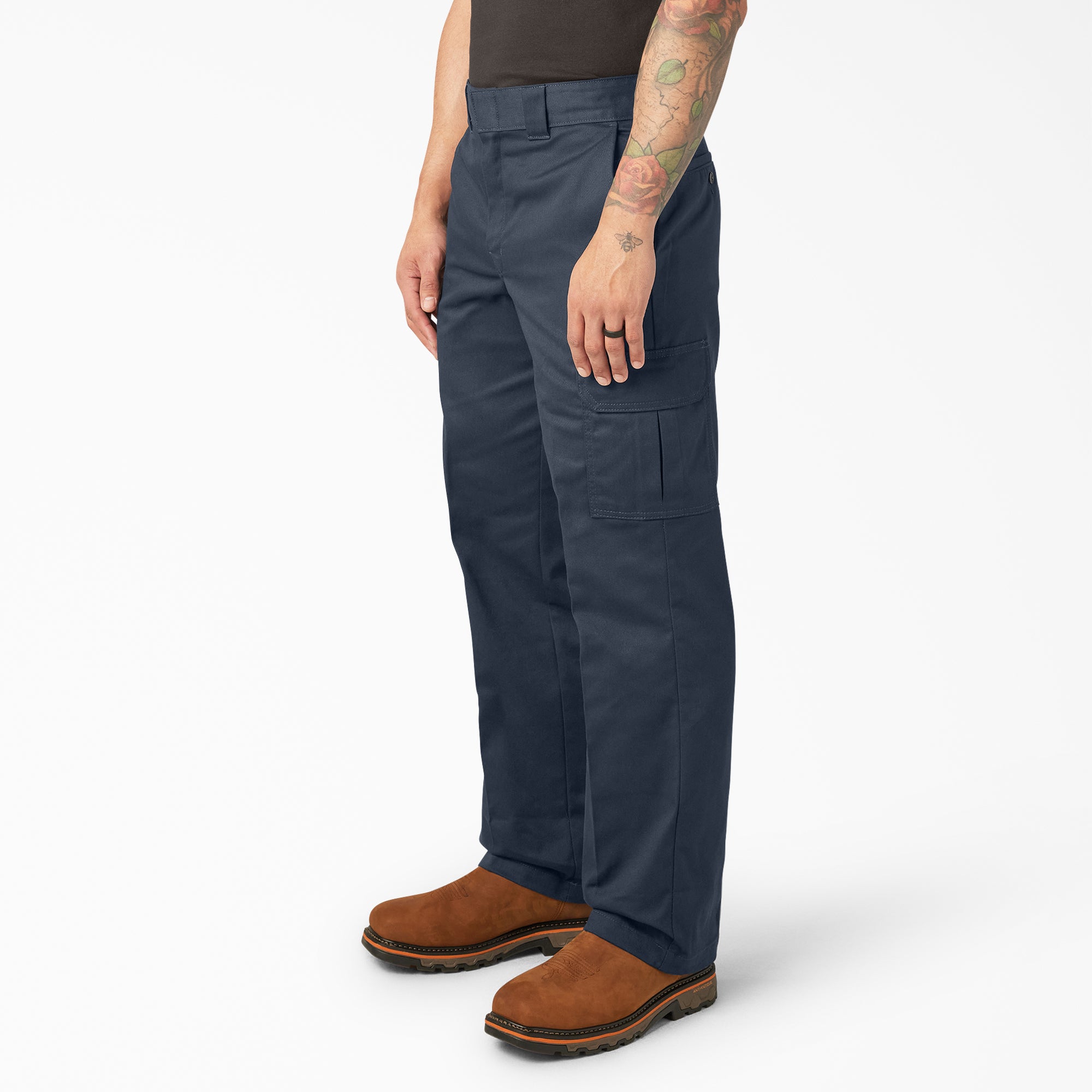 Relaxed Fit Cargo Work Pants - 图片 3
