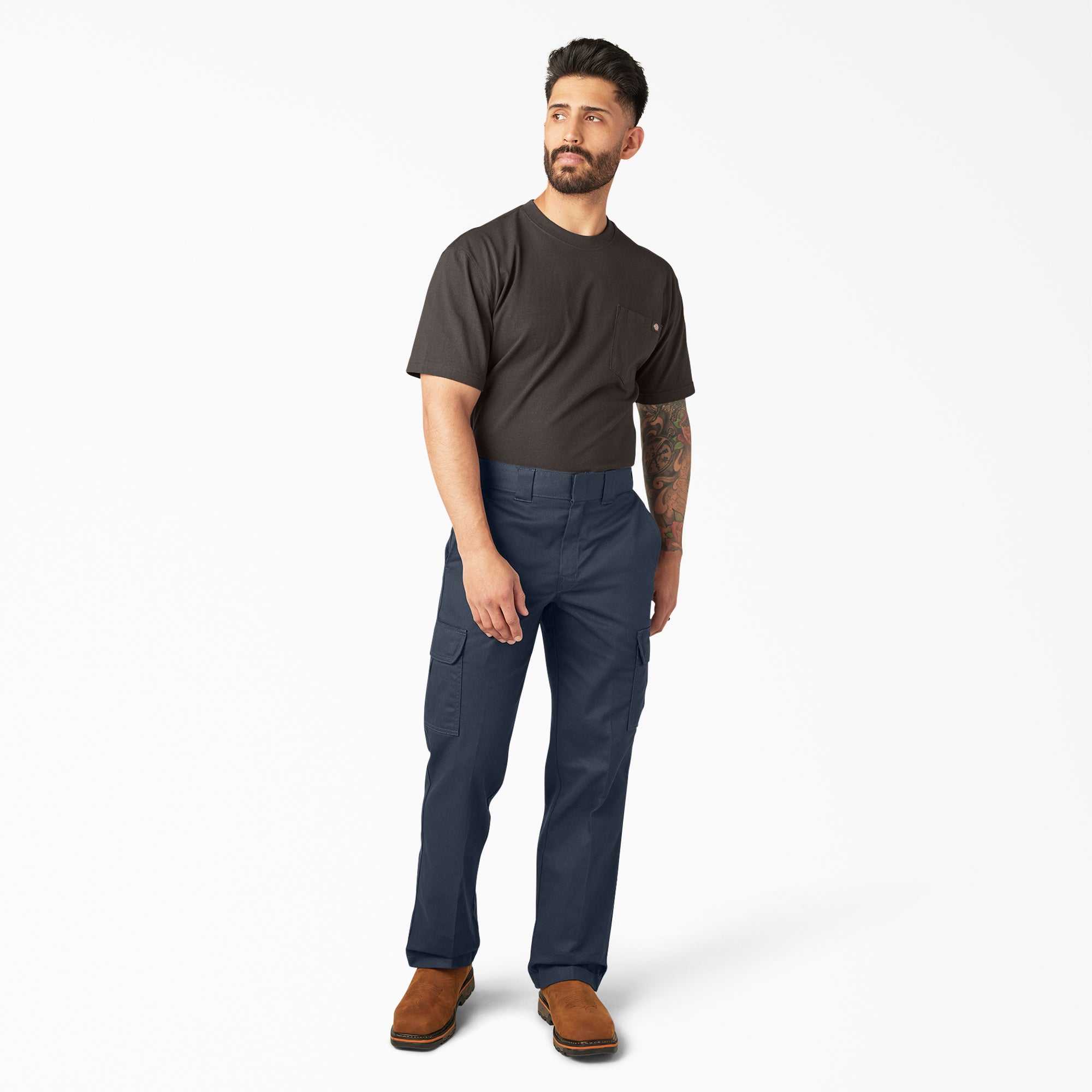 Relaxed Fit Cargo Work Pants - 图片 4