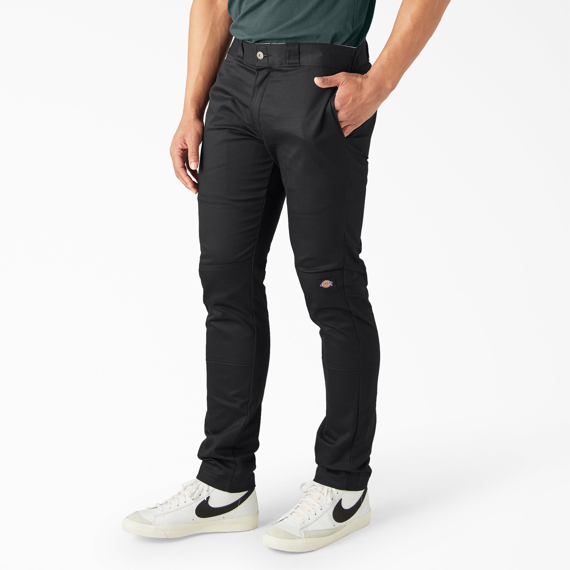 FLEX Skinny Fit Double Knee Work Pants - 图片 3