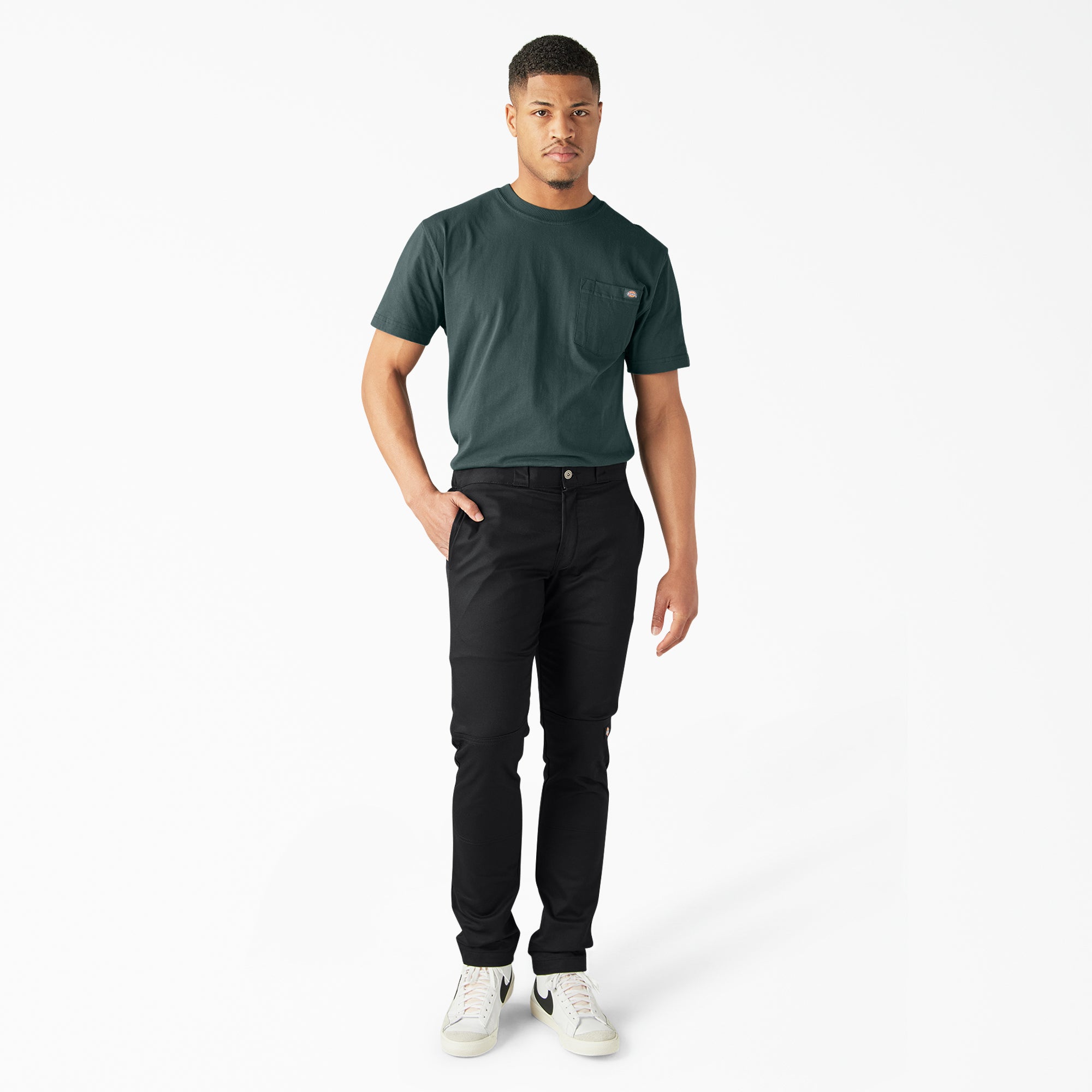 FLEX Skinny Fit Double Knee Work Pants - 图片 5
