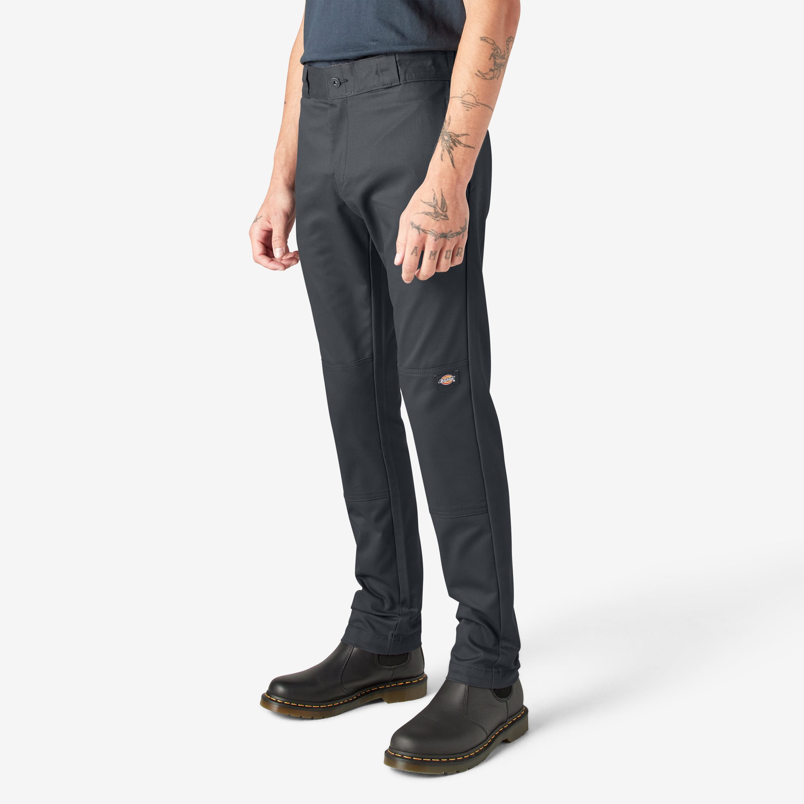 FLEX Skinny Fit Double Knee Work Pants - 图片 3