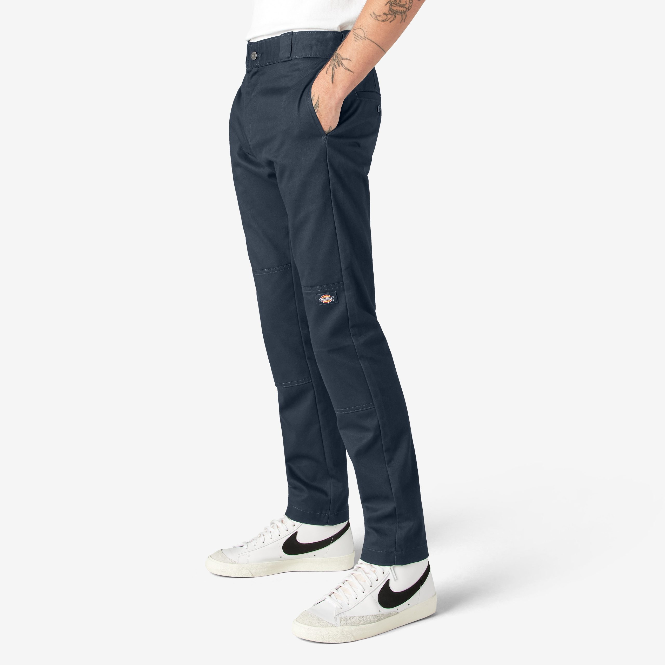 FLEX Skinny Fit Double Knee Work Pants - 图片 3
