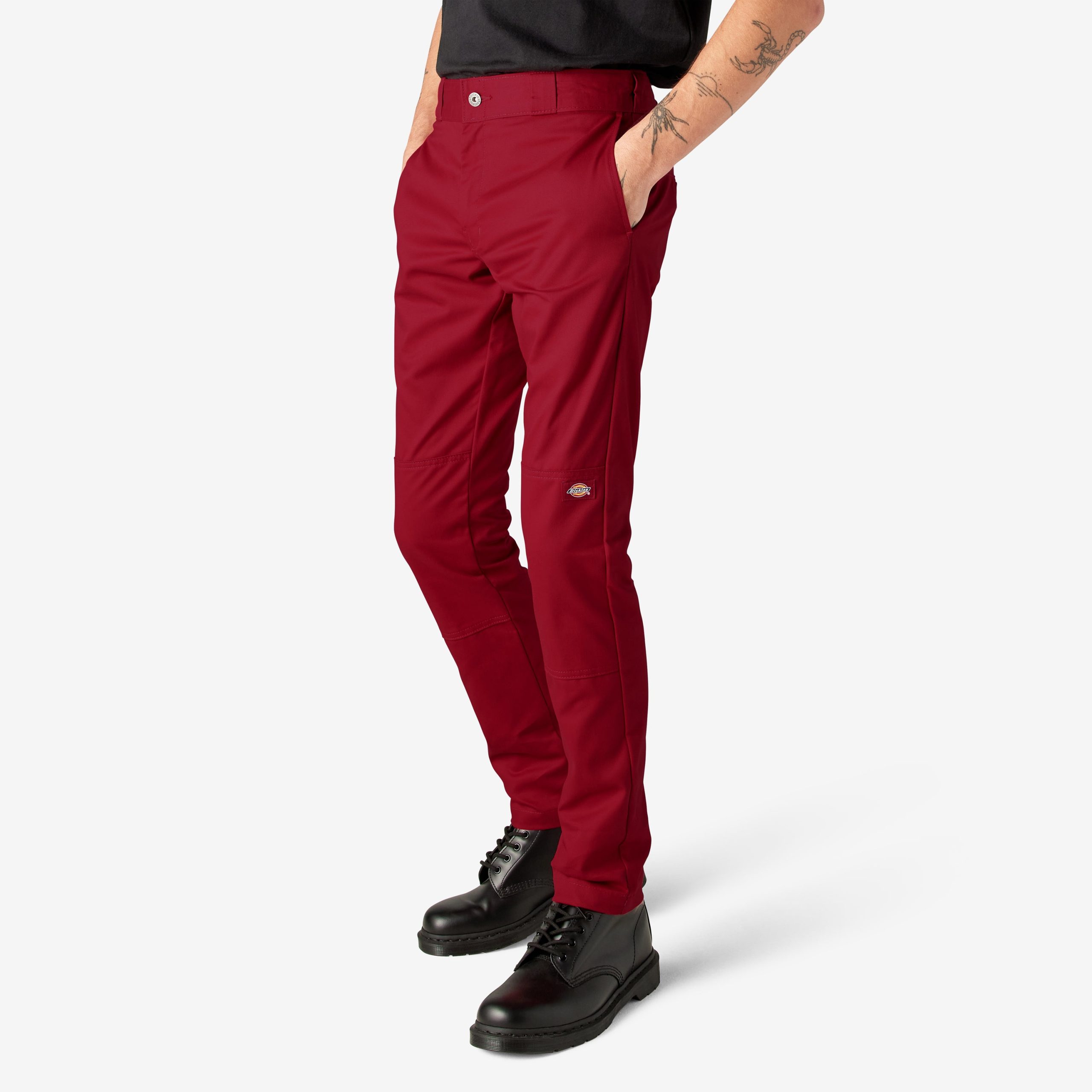 FLEX Skinny Fit Double Knee Work Pants - 图片 3