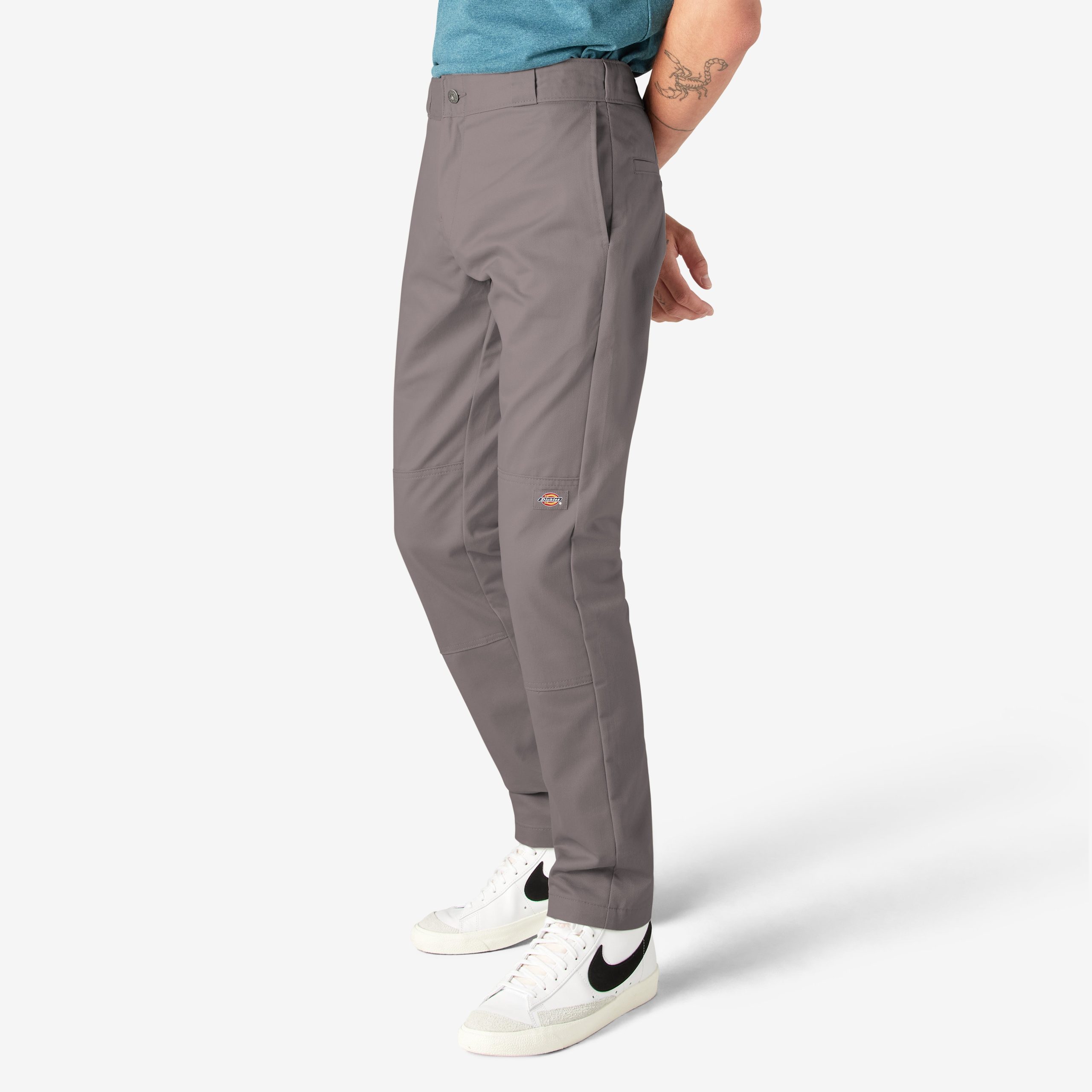 FLEX Skinny Fit Double Knee Work Pants - 图片 3