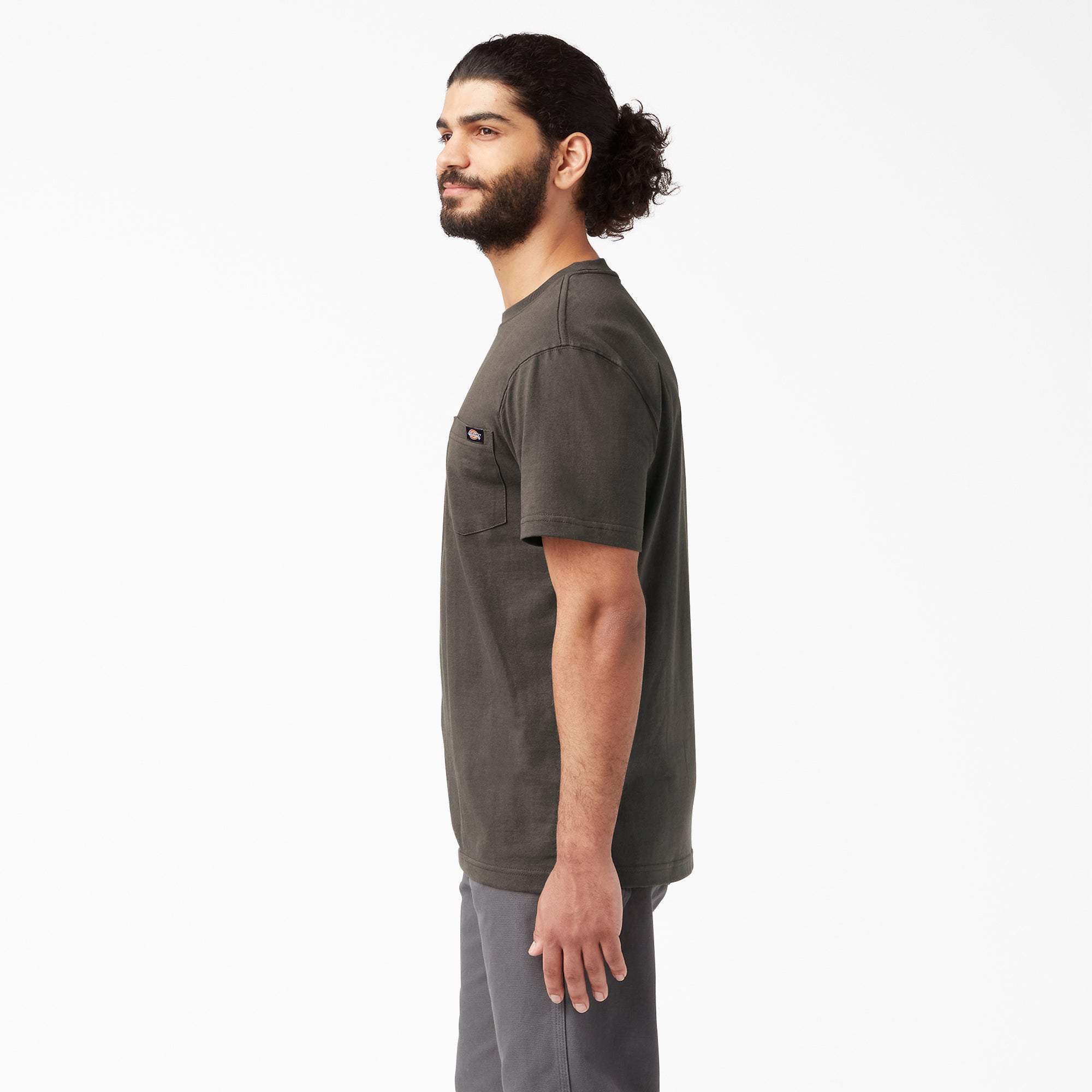Heavyweight Short Sleeve Pocket T-Shirt - 图片 3
