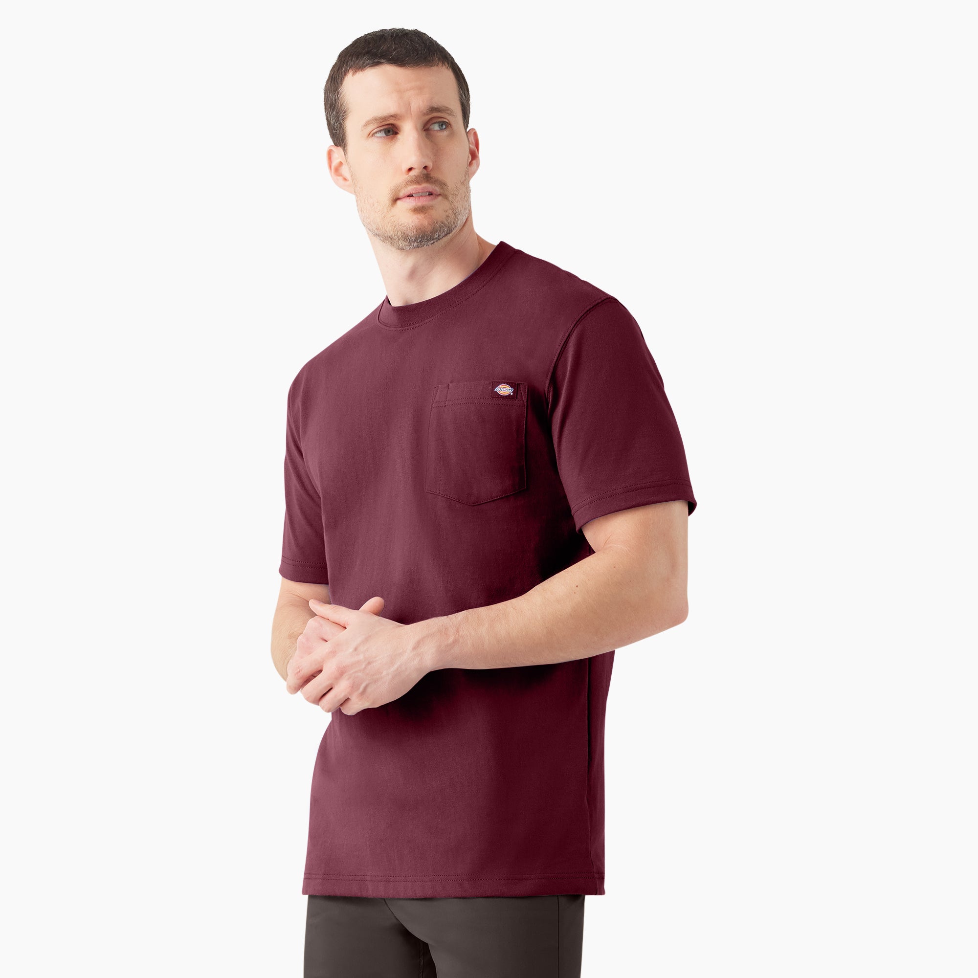 Heavyweight Short Sleeve Pocket T-Shirt - 图片 3