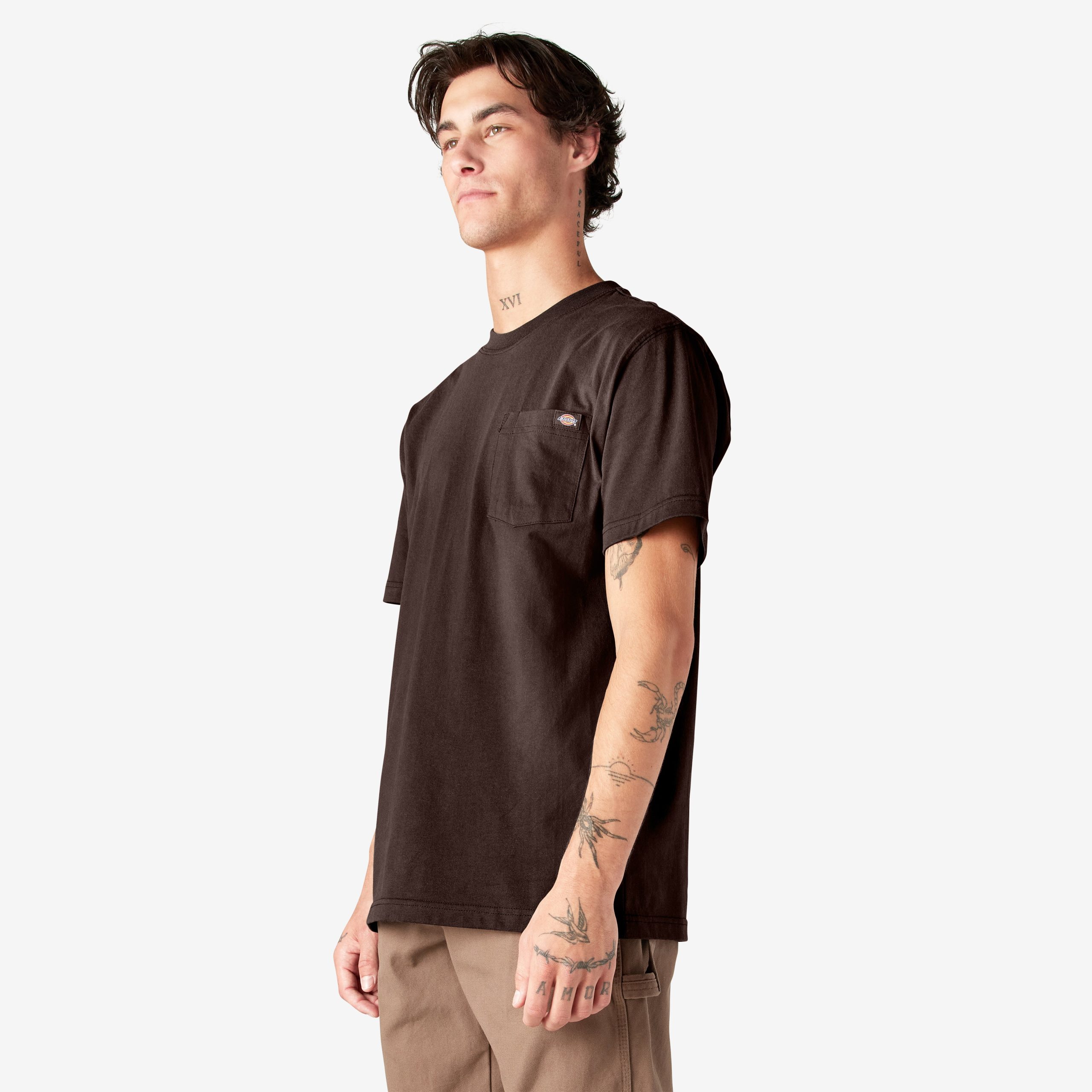 Heavyweight Short Sleeve Pocket T-Shirt - 图片 3