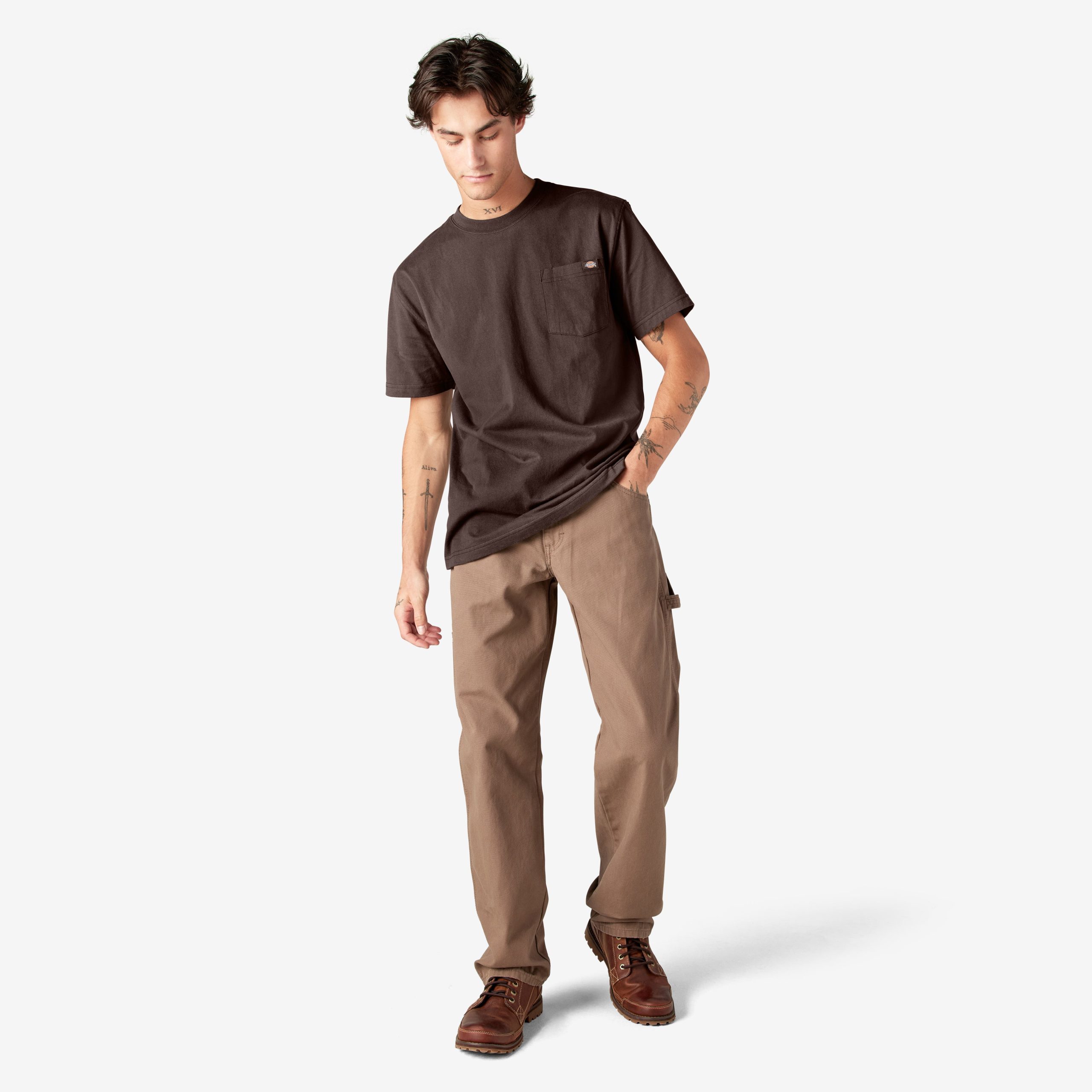 Heavyweight Short Sleeve Pocket T-Shirt - 图片 5