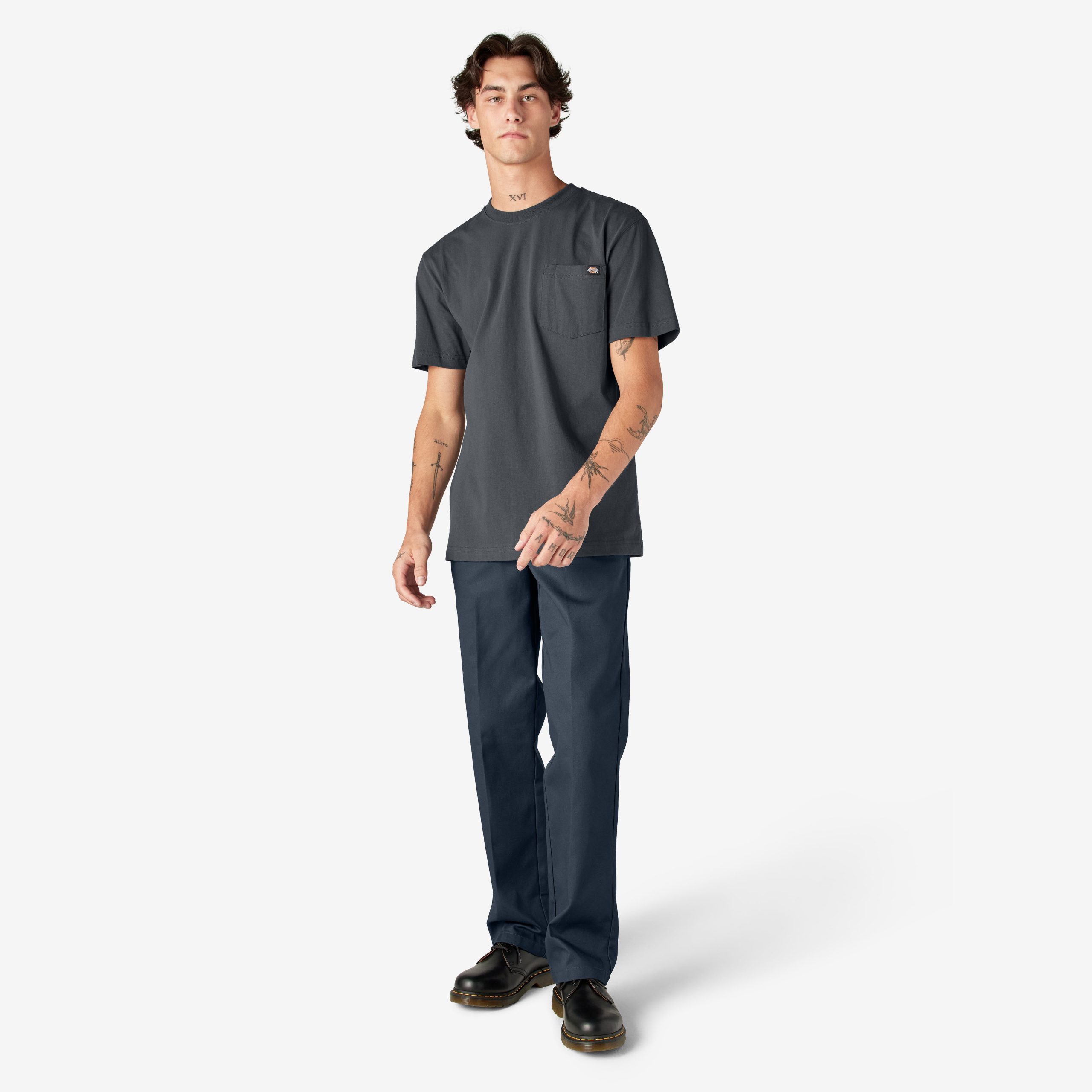 Heavyweight Short Sleeve Pocket T-Shirt - 图片 5