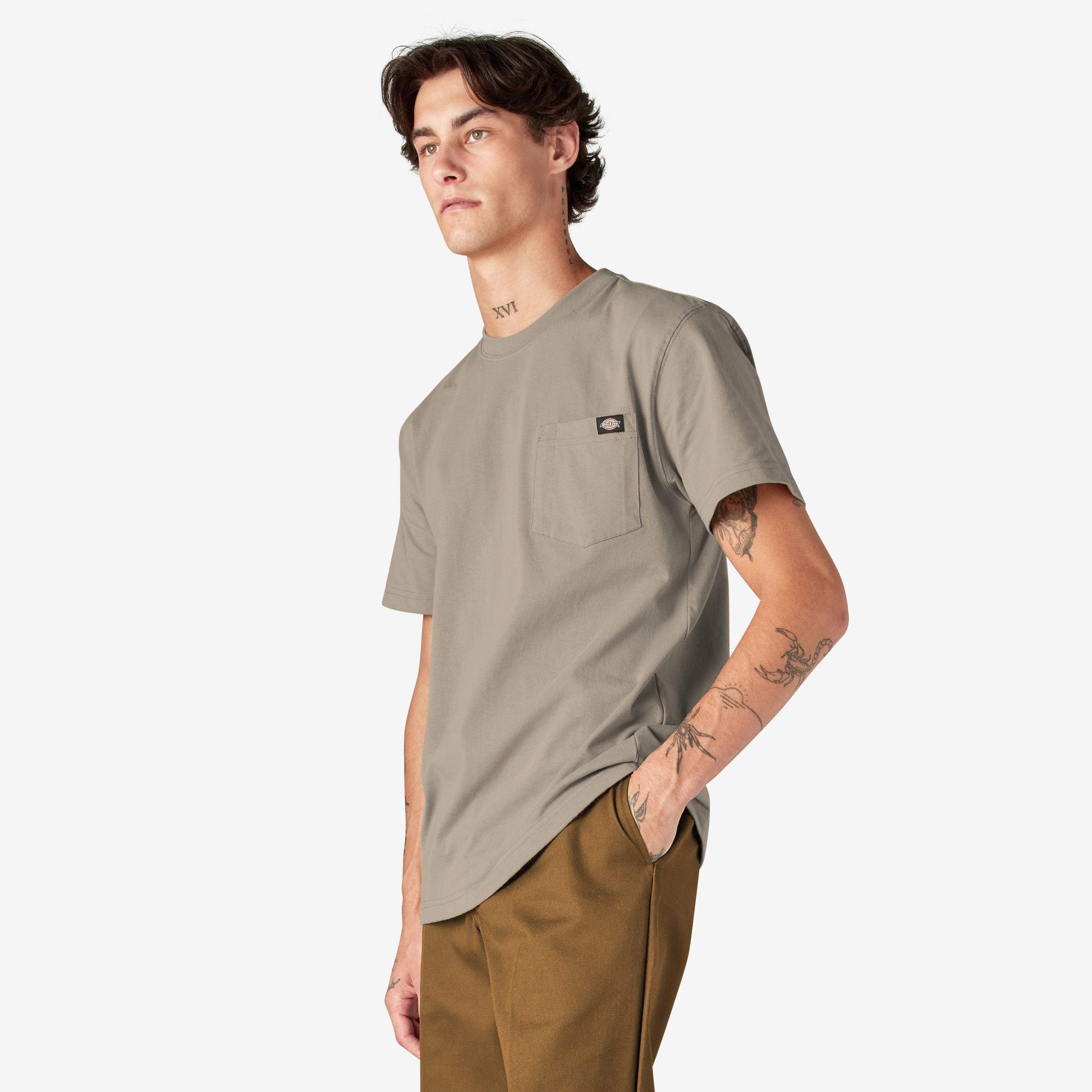 Heavyweight Short Sleeve Pocket T-Shirt - 图片 3