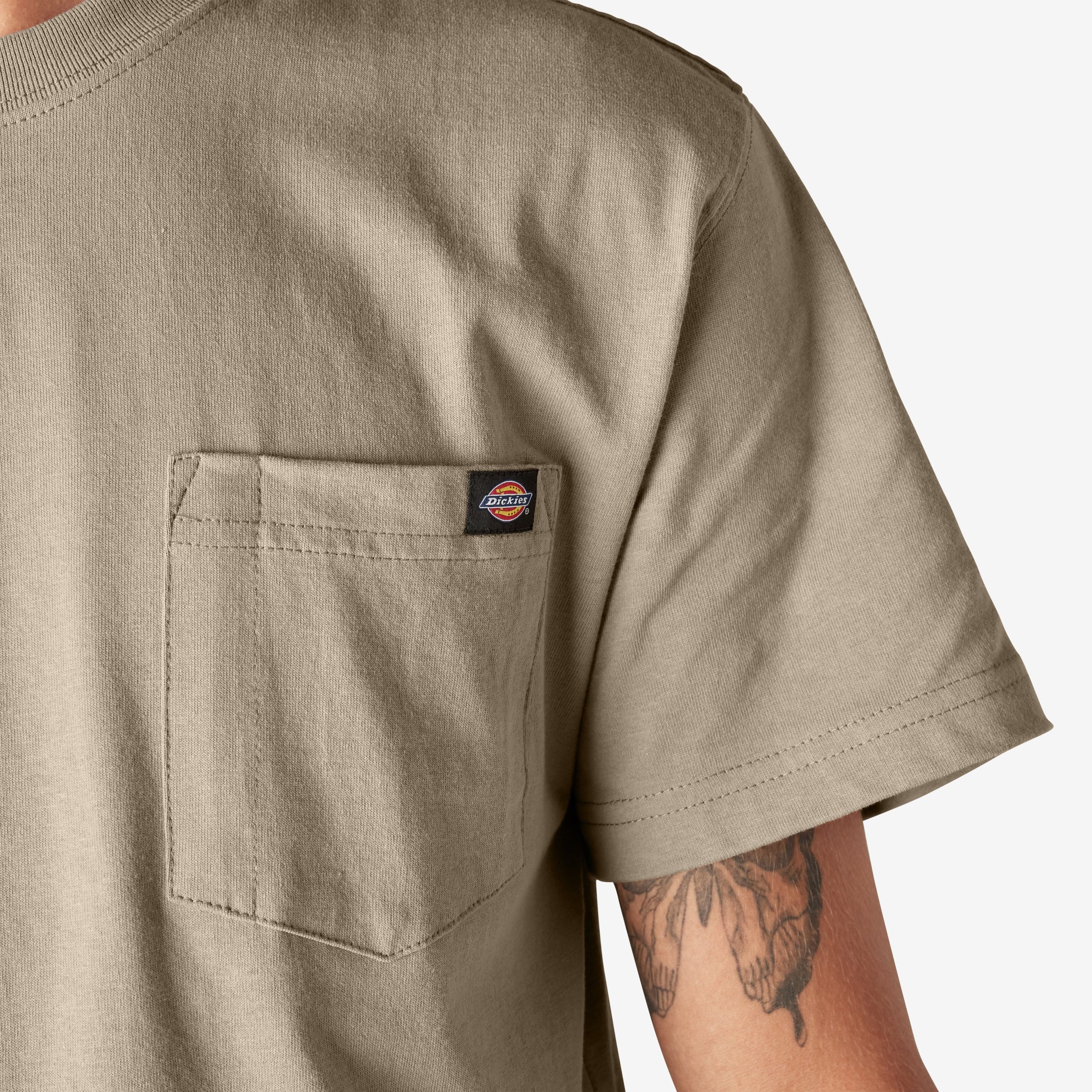 Heavyweight Short Sleeve Pocket T-Shirt - 图片 7