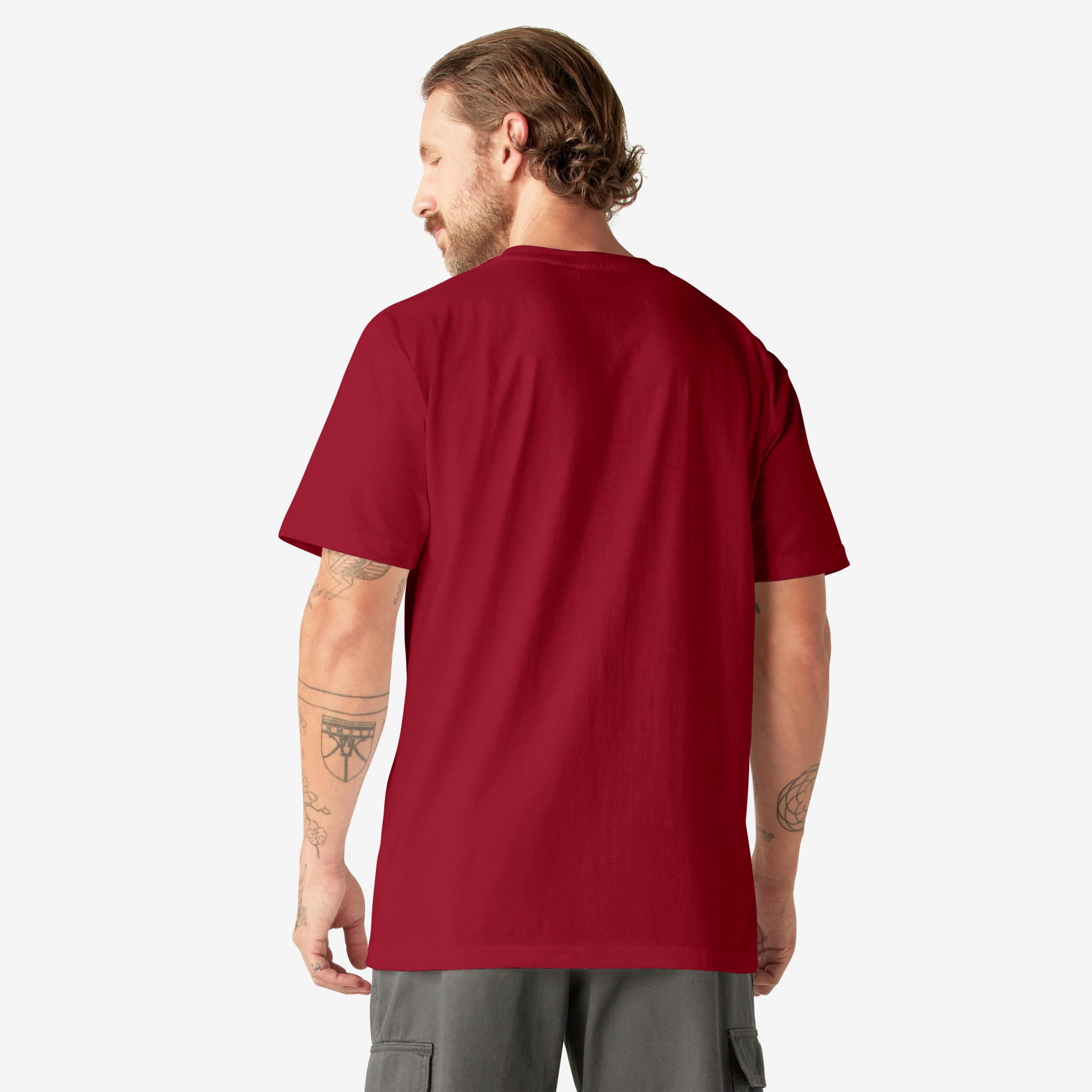 Heavyweight Short Sleeve Pocket T-Shirt - 图片 2