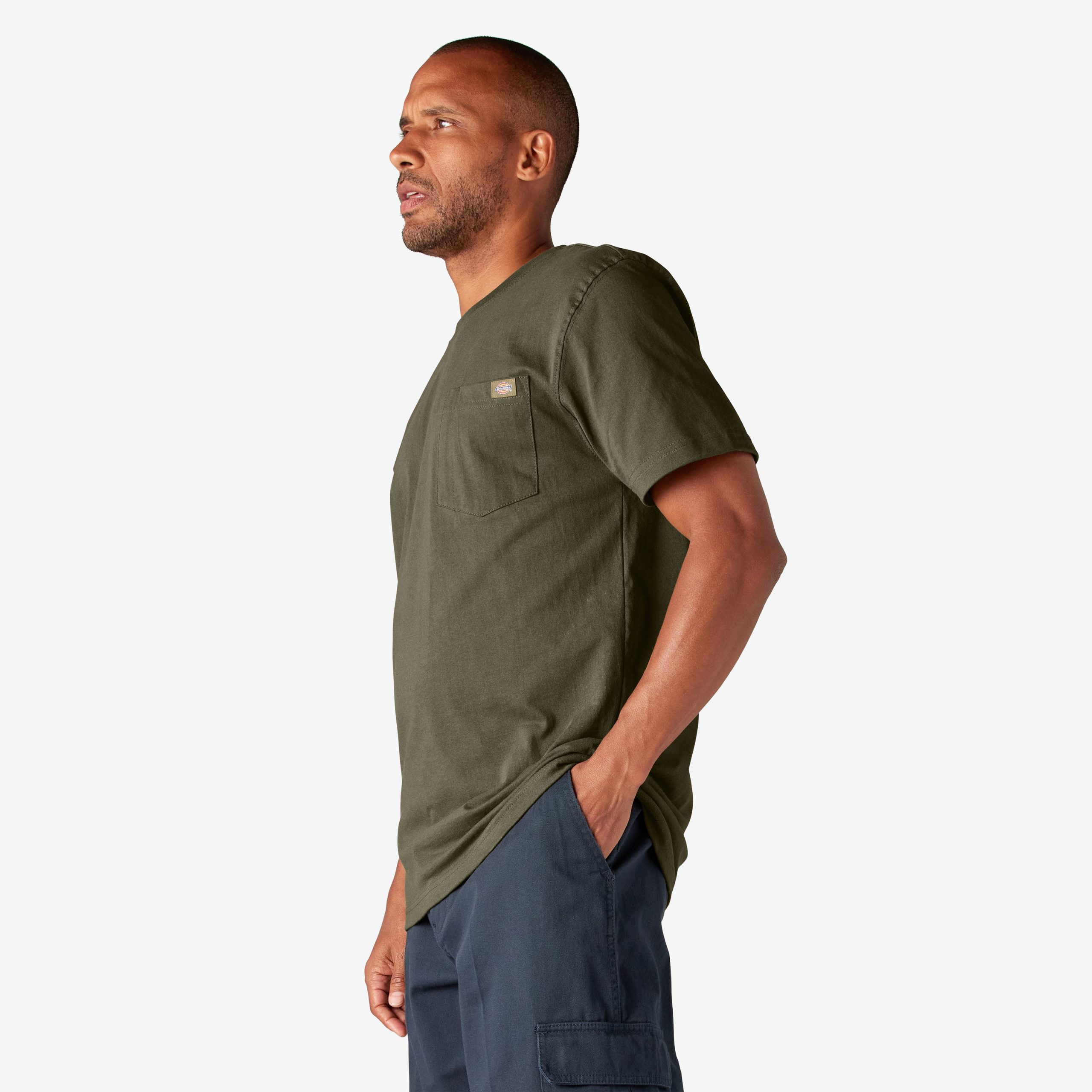 Heavyweight Short Sleeve Pocket T-Shirt - 图片 3