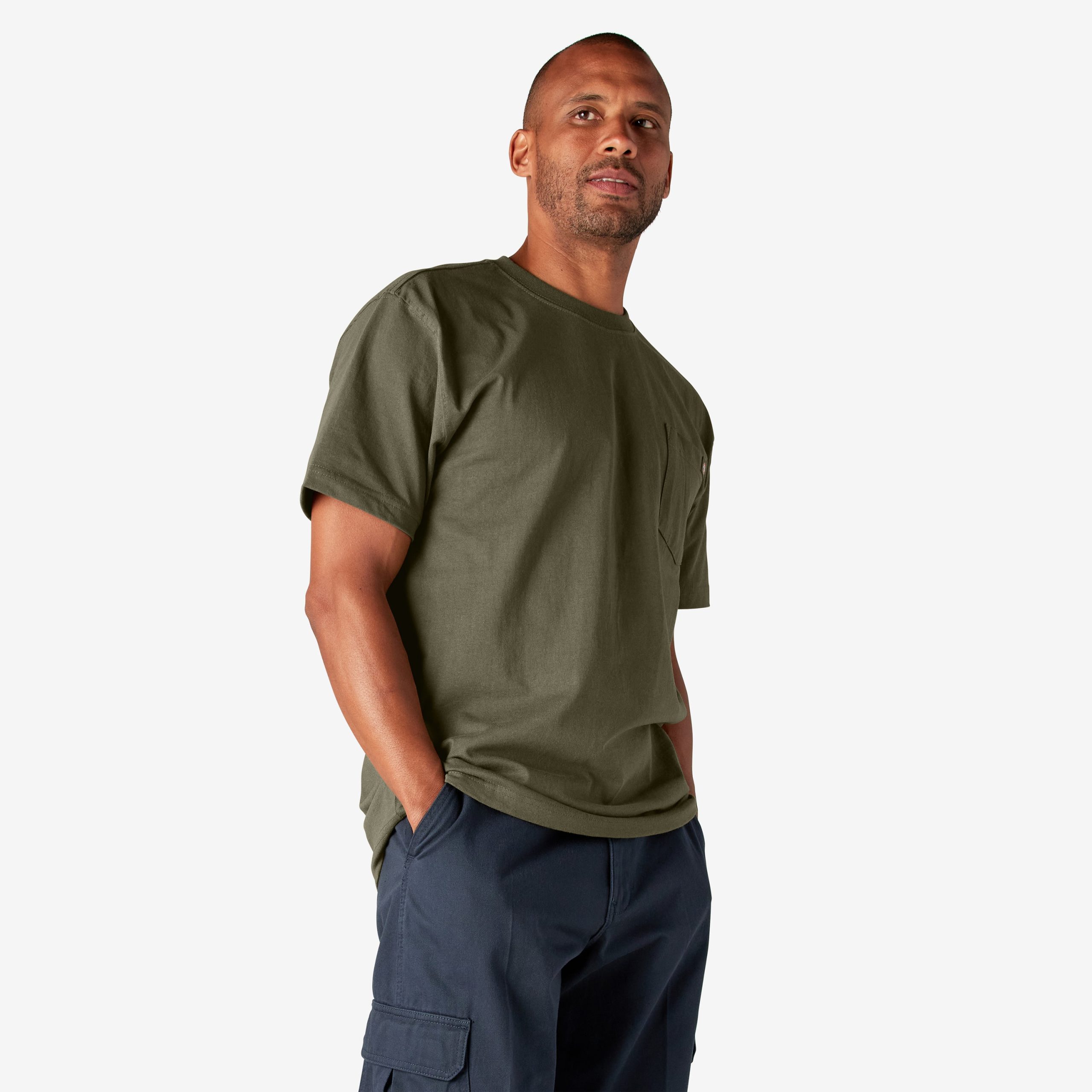 Heavyweight Short Sleeve Pocket T-Shirt - 图片 4