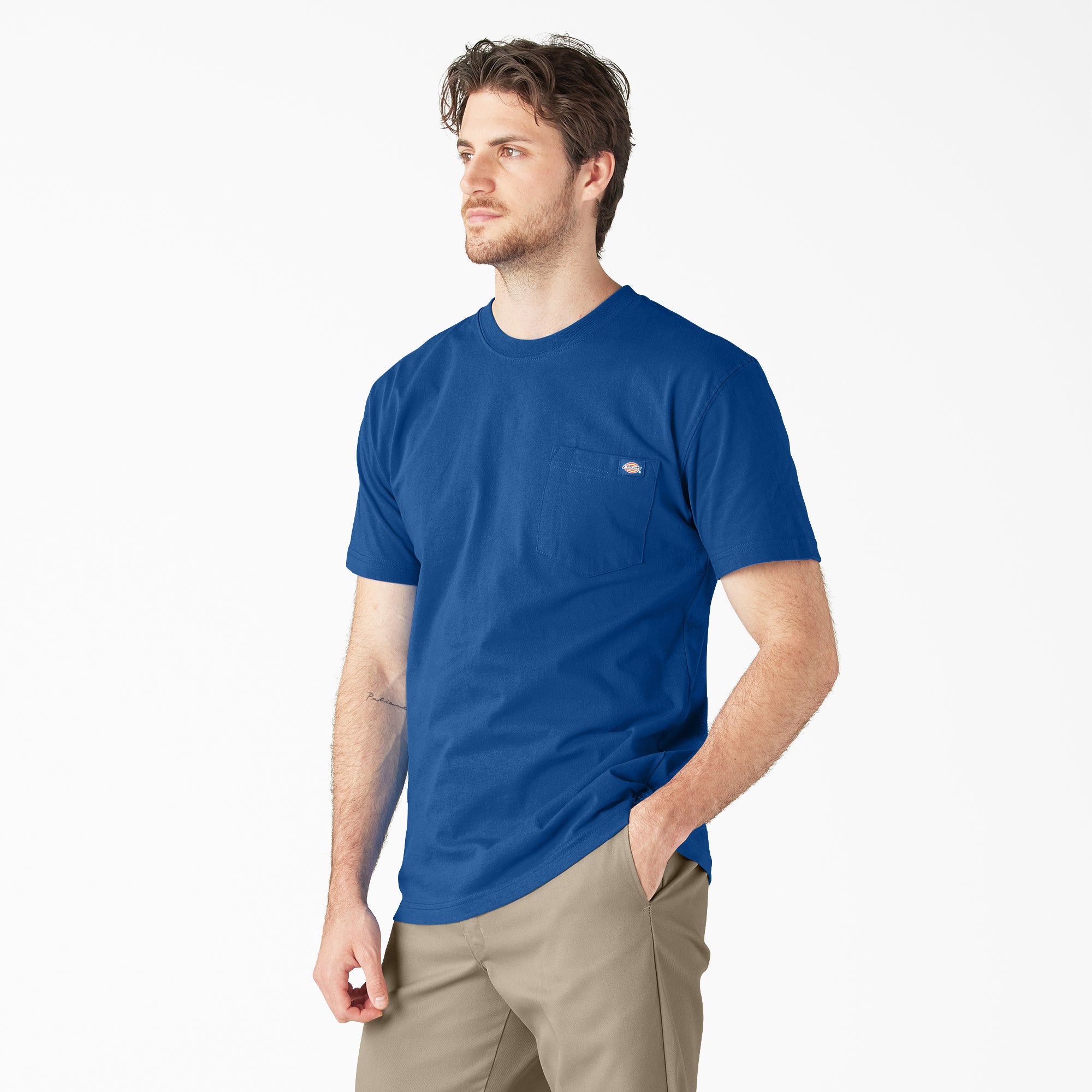 Heavyweight Short Sleeve Pocket T-Shirt - 图片 3