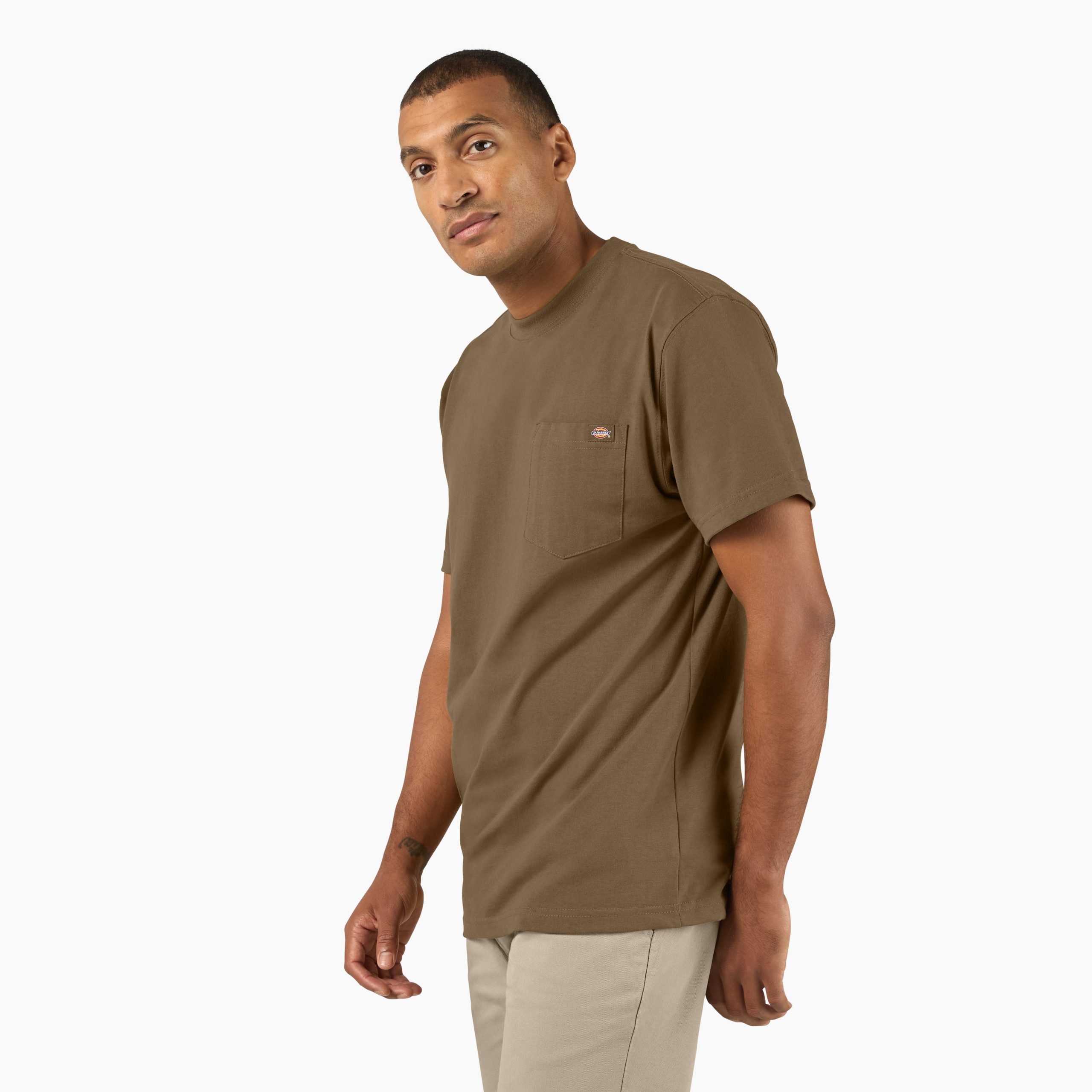 Heavyweight Short Sleeve Pocket T-Shirt - 图片 3