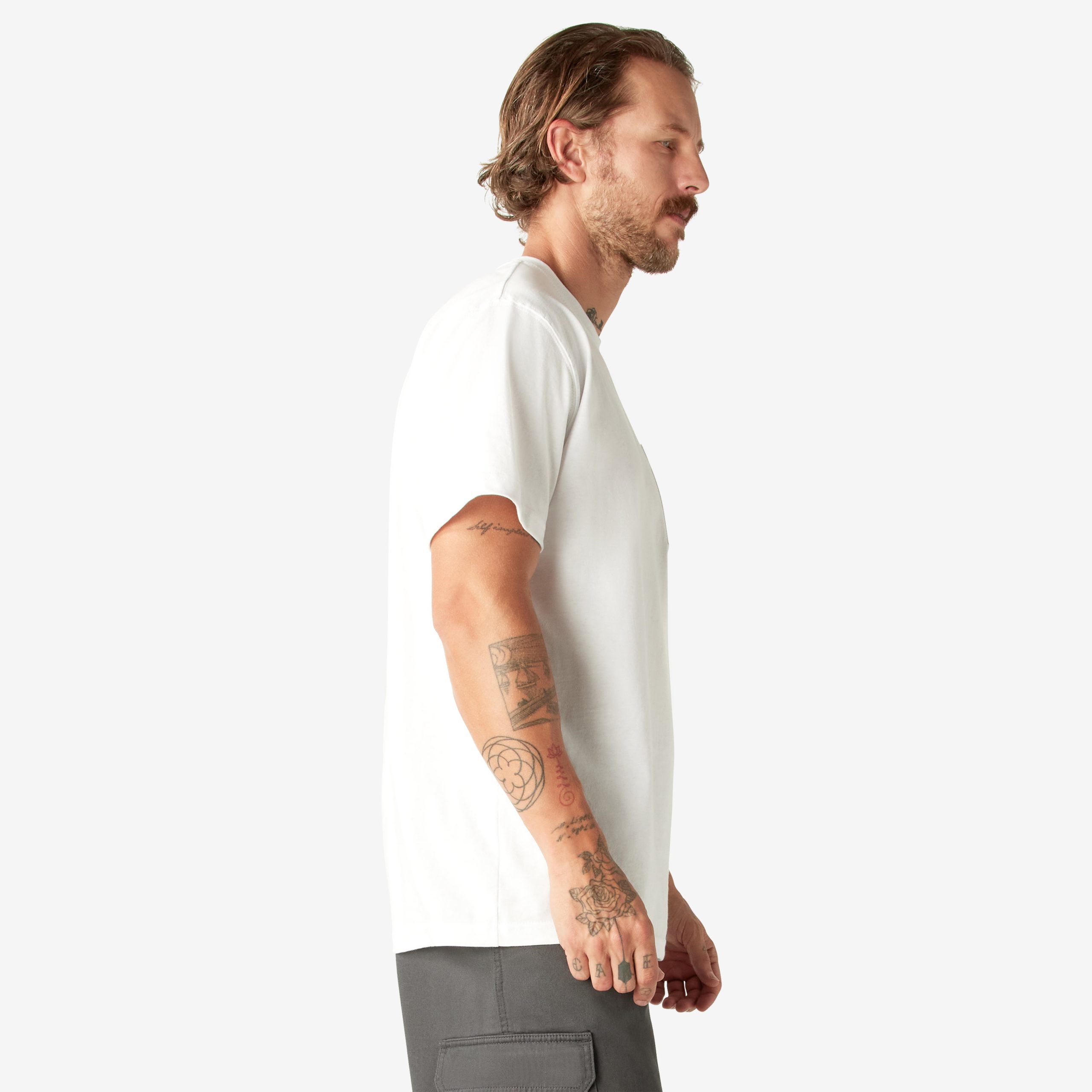 Heavyweight Short Sleeve Pocket T-Shirt - 图片 4