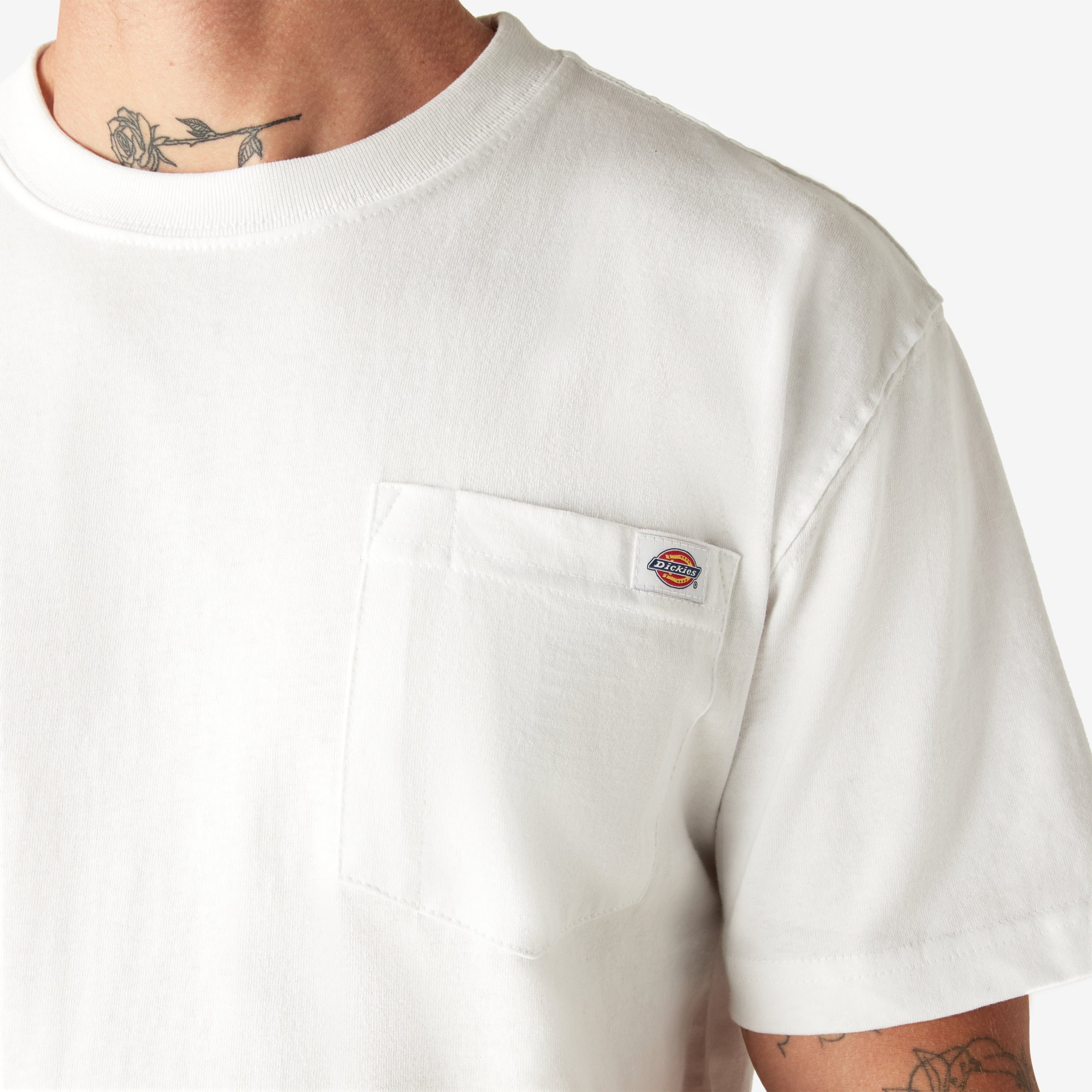 Heavyweight Short Sleeve Pocket T-Shirt - 图片 7