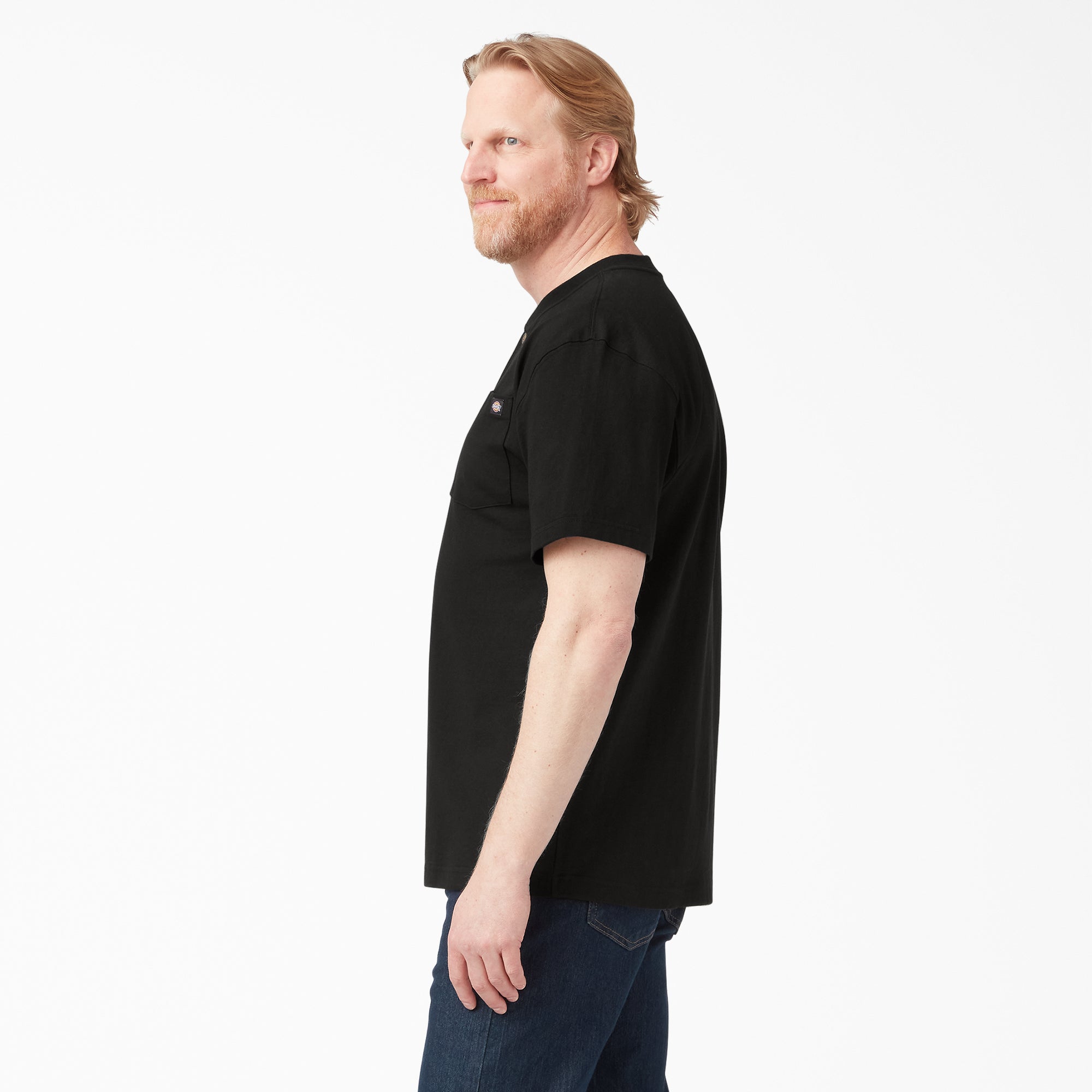 Heavyweight Short Sleeve Henley T-Shirt - 图片 3