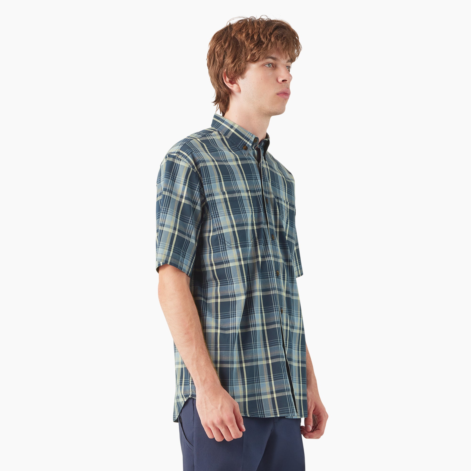 Short Sleeve Woven Shirt - 图片 4