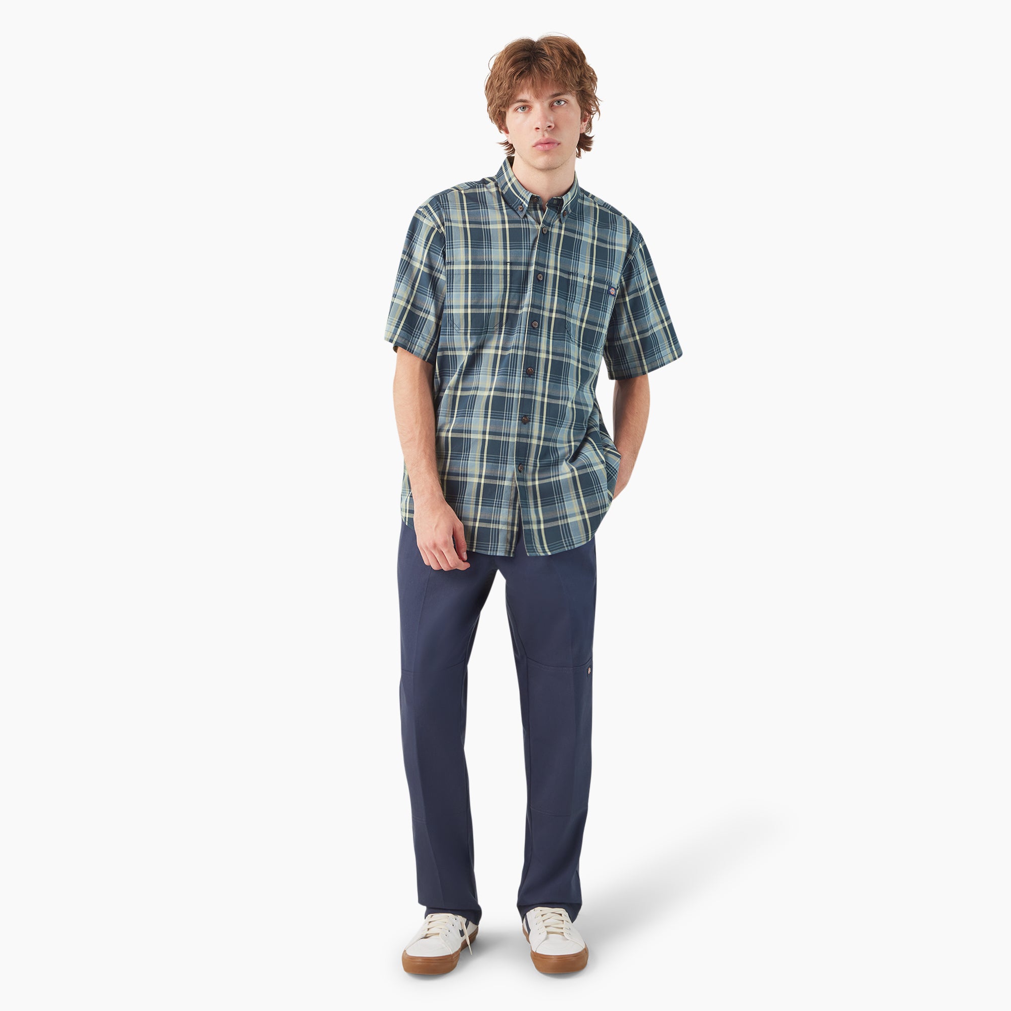 Short Sleeve Woven Shirt - 图片 5