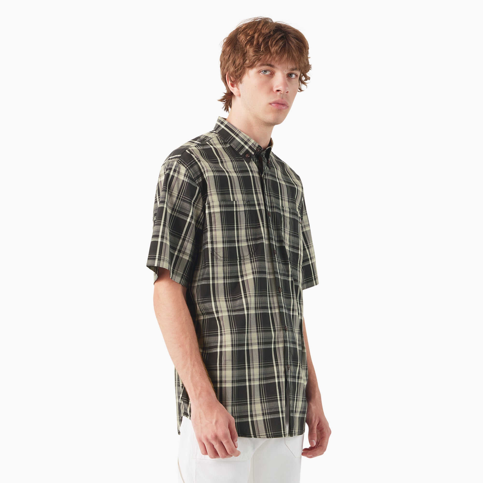 Short Sleeve Woven Shirt - 图片 3