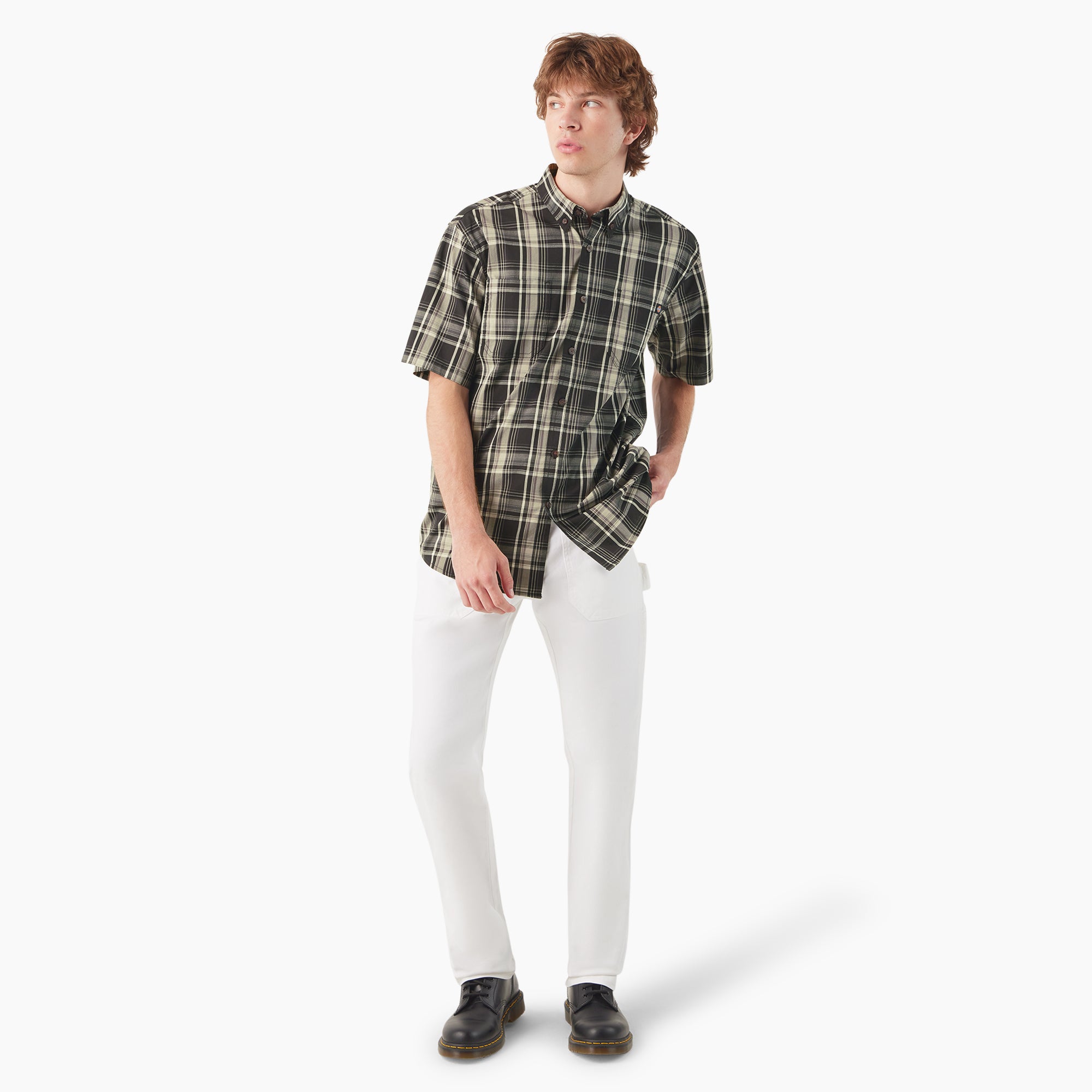Short Sleeve Woven Shirt - 图片 4