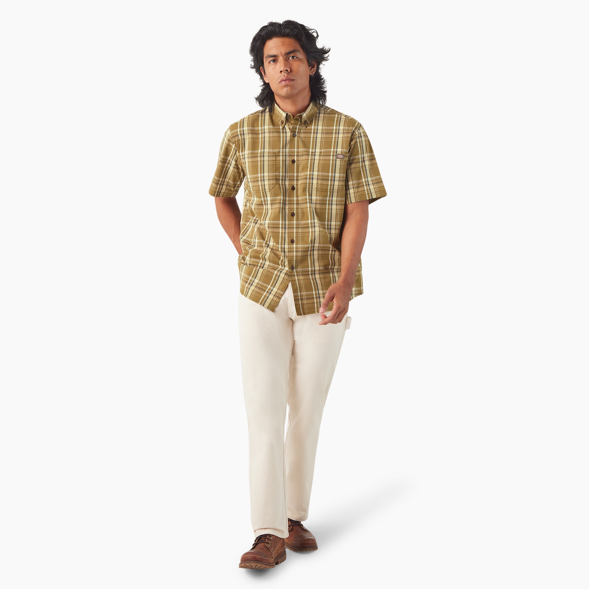 Short Sleeve Woven Shirt - 图片 4