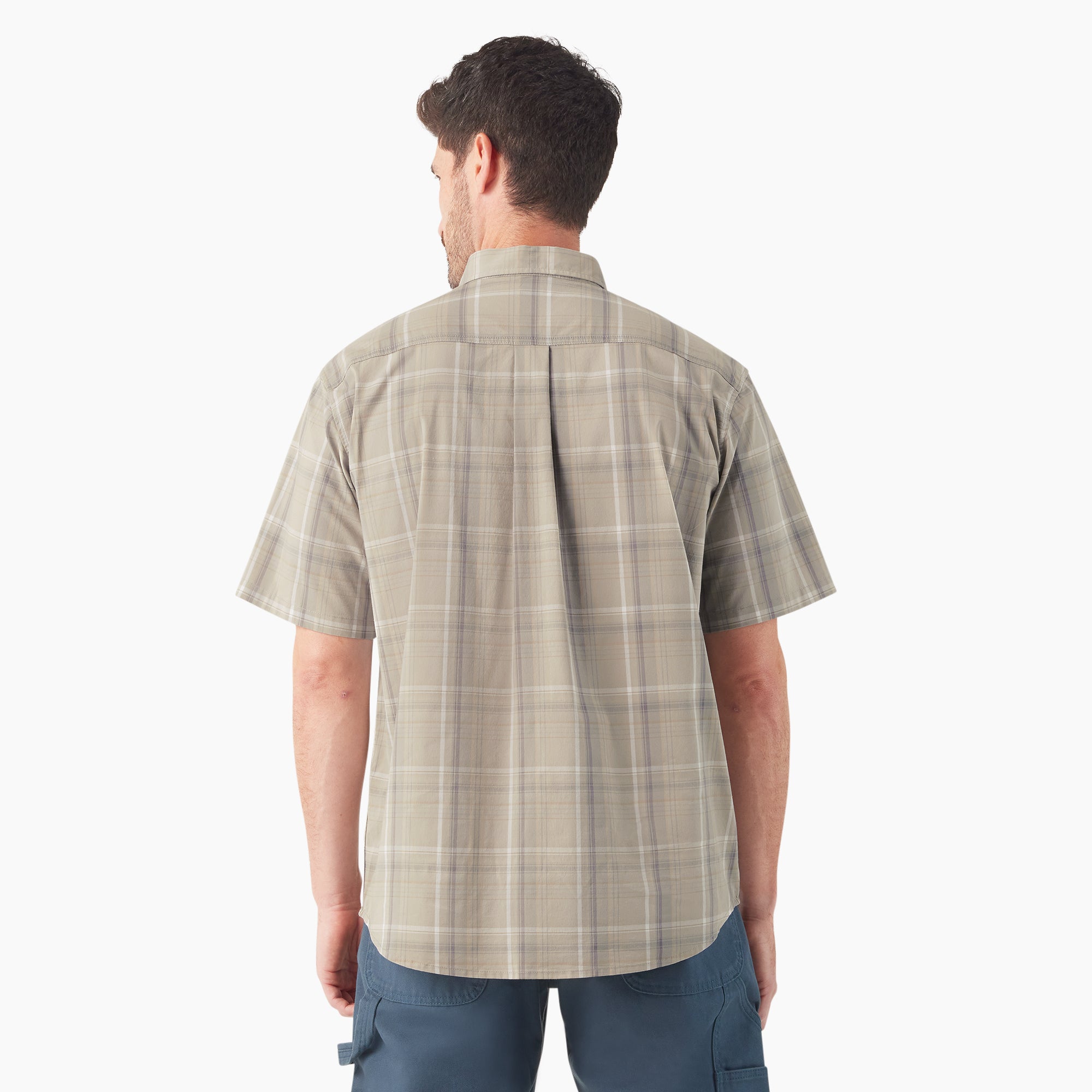 Short Sleeve Woven Shirt - 图片 2