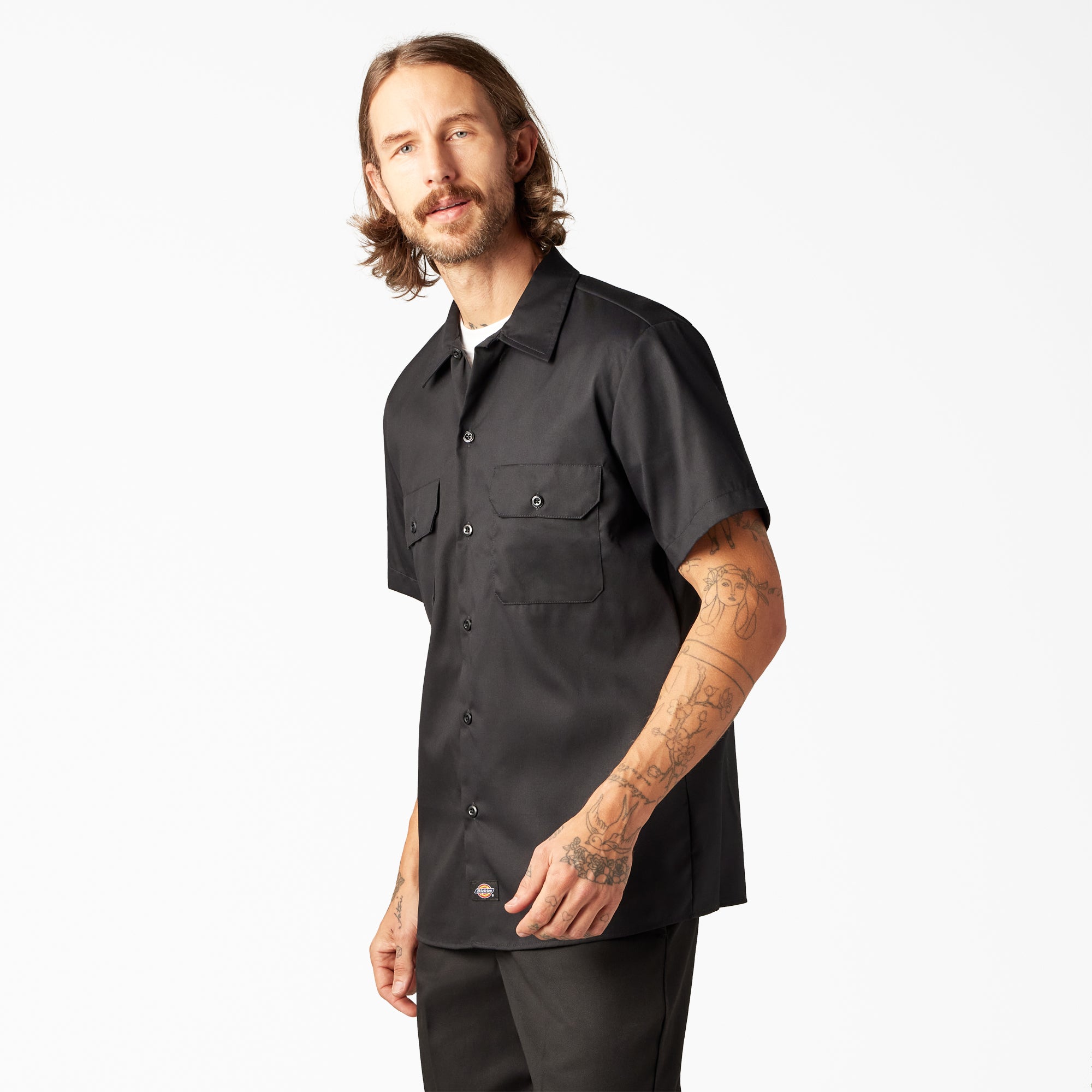 FLEX Slim Fit Short Sleeve Work Shirt - 图片 3