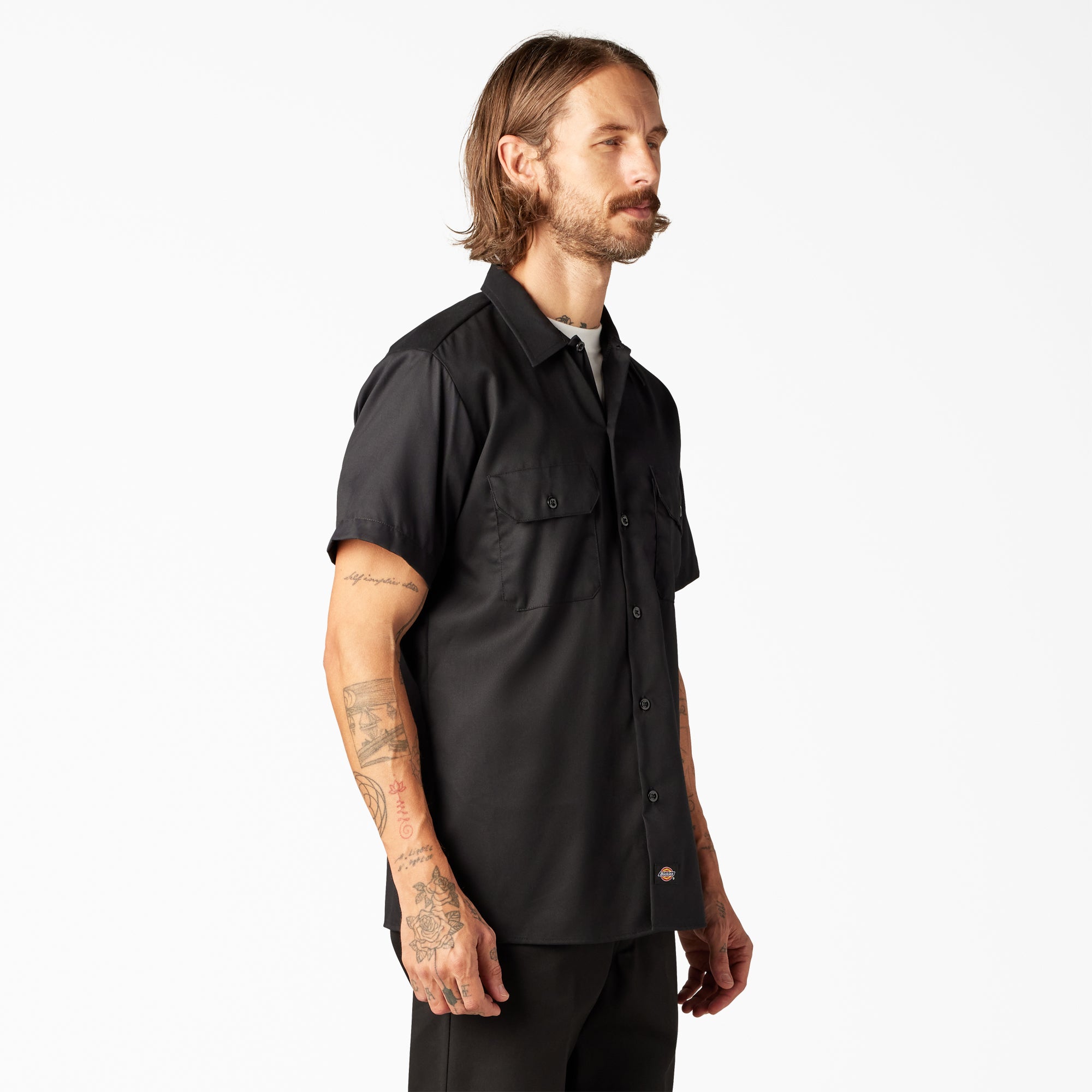FLEX Slim Fit Short Sleeve Work Shirt - 图片 4