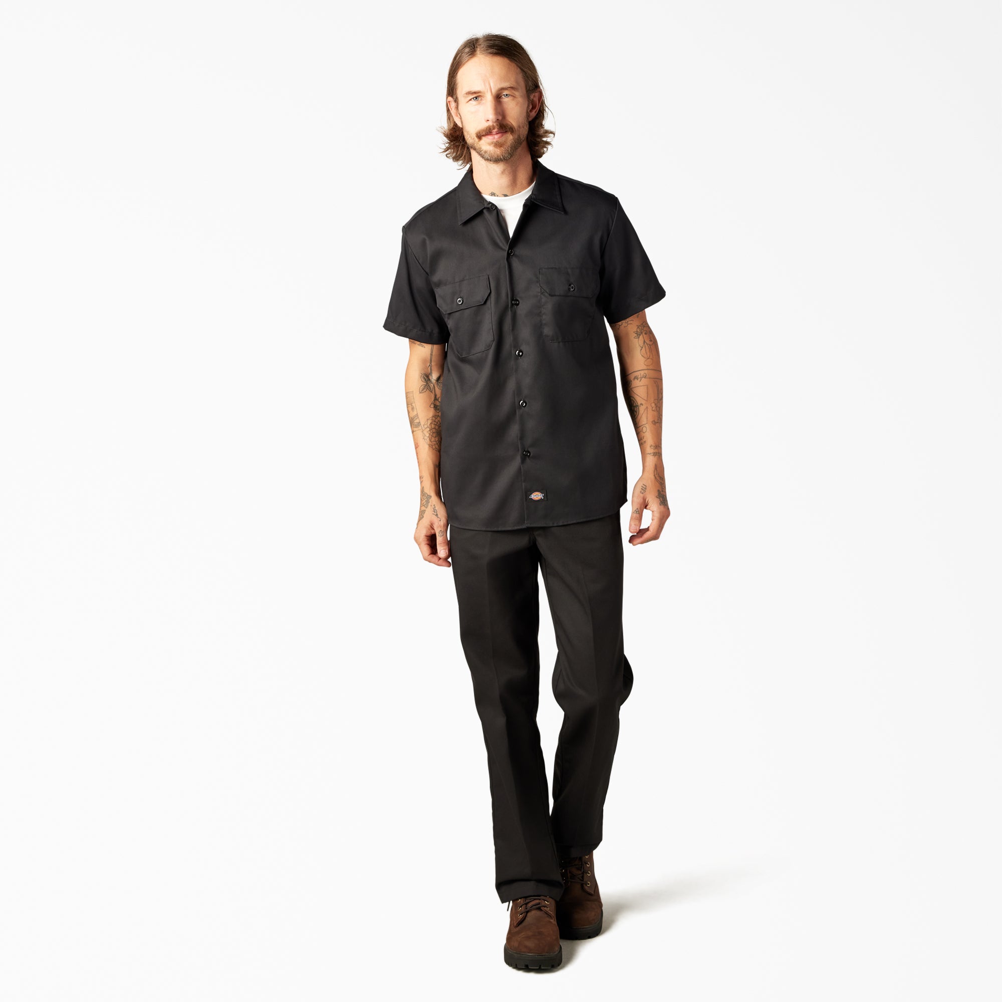 FLEX Slim Fit Short Sleeve Work Shirt - 图片 5
