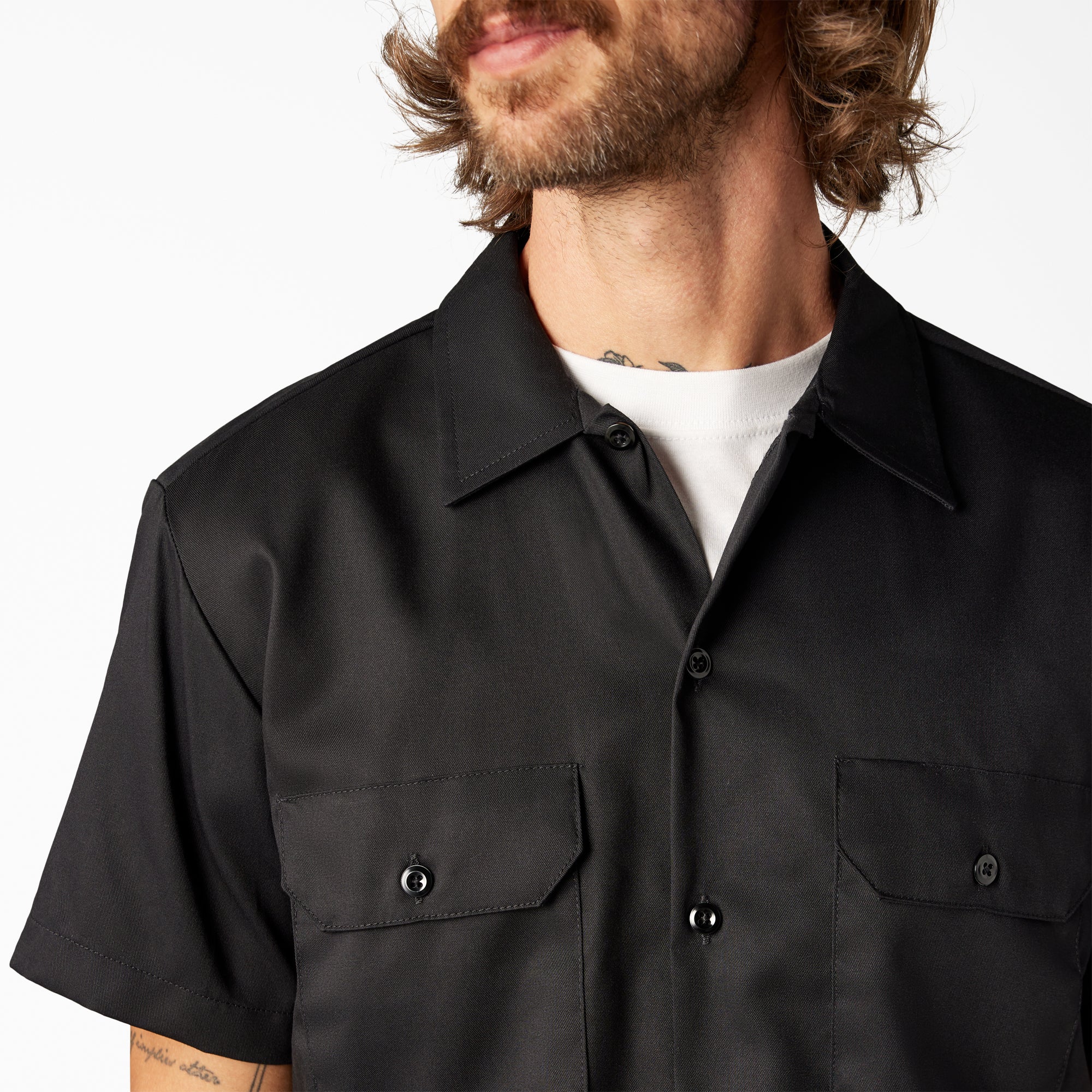 FLEX Slim Fit Short Sleeve Work Shirt - 图片 7